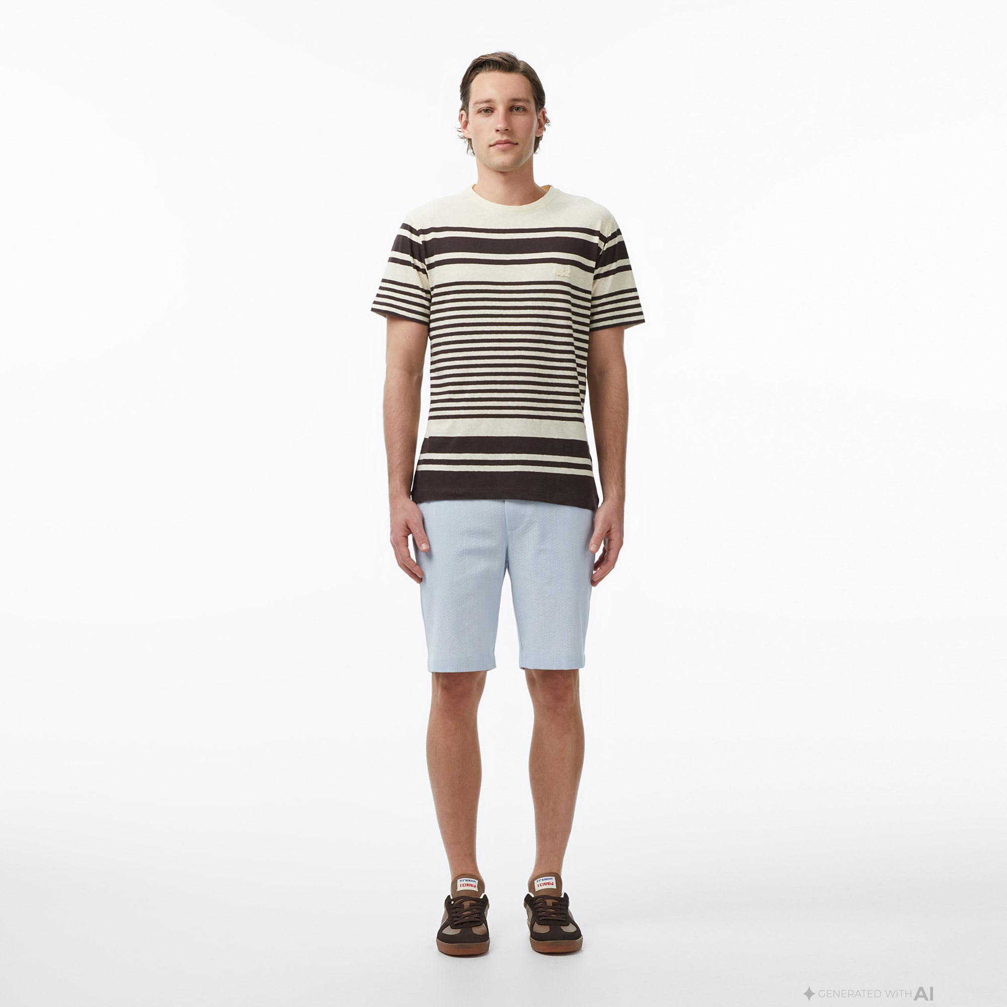 Lacoste Erkek Tapered Fit Mavi Bermuda Şort