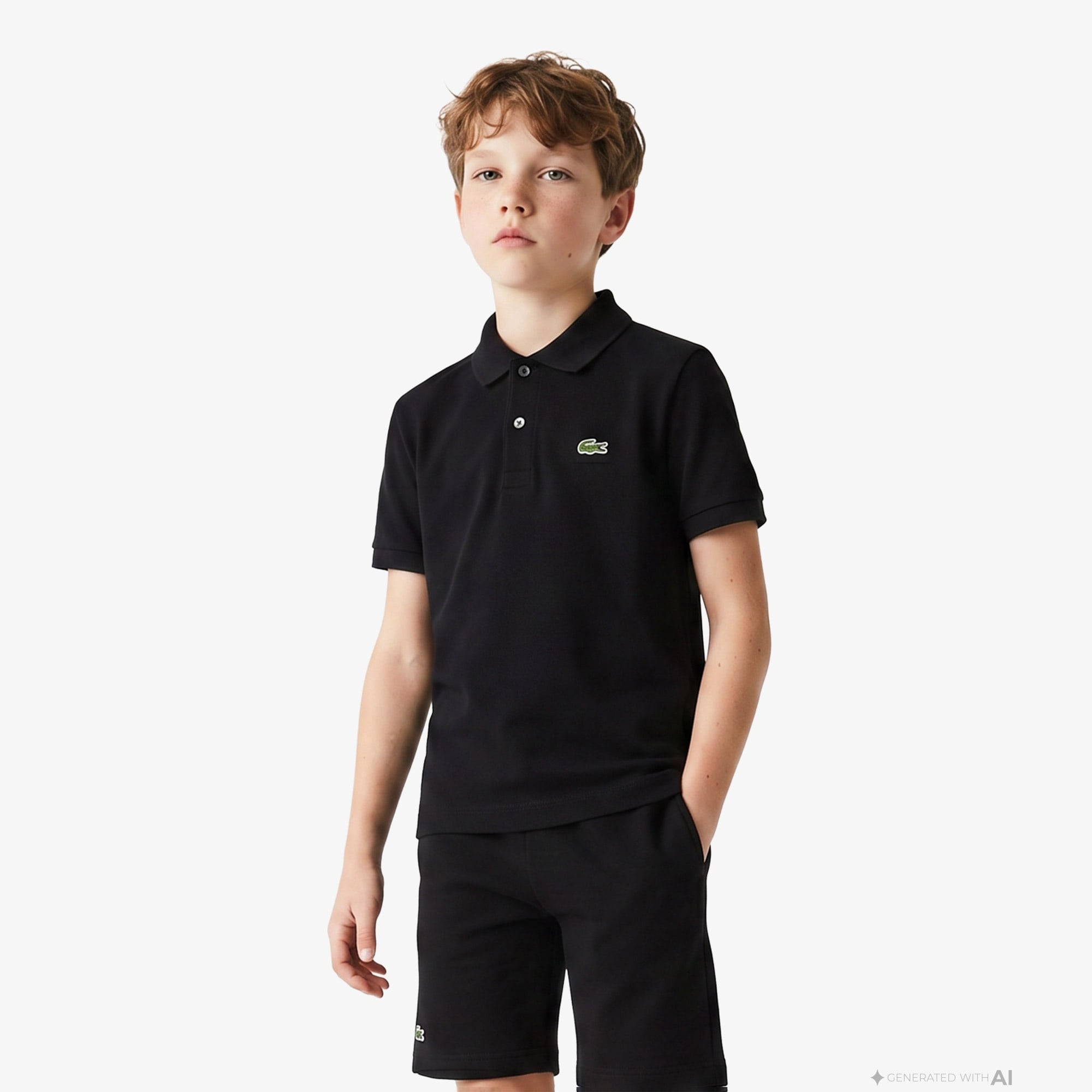 Çocuk Siyah Polo