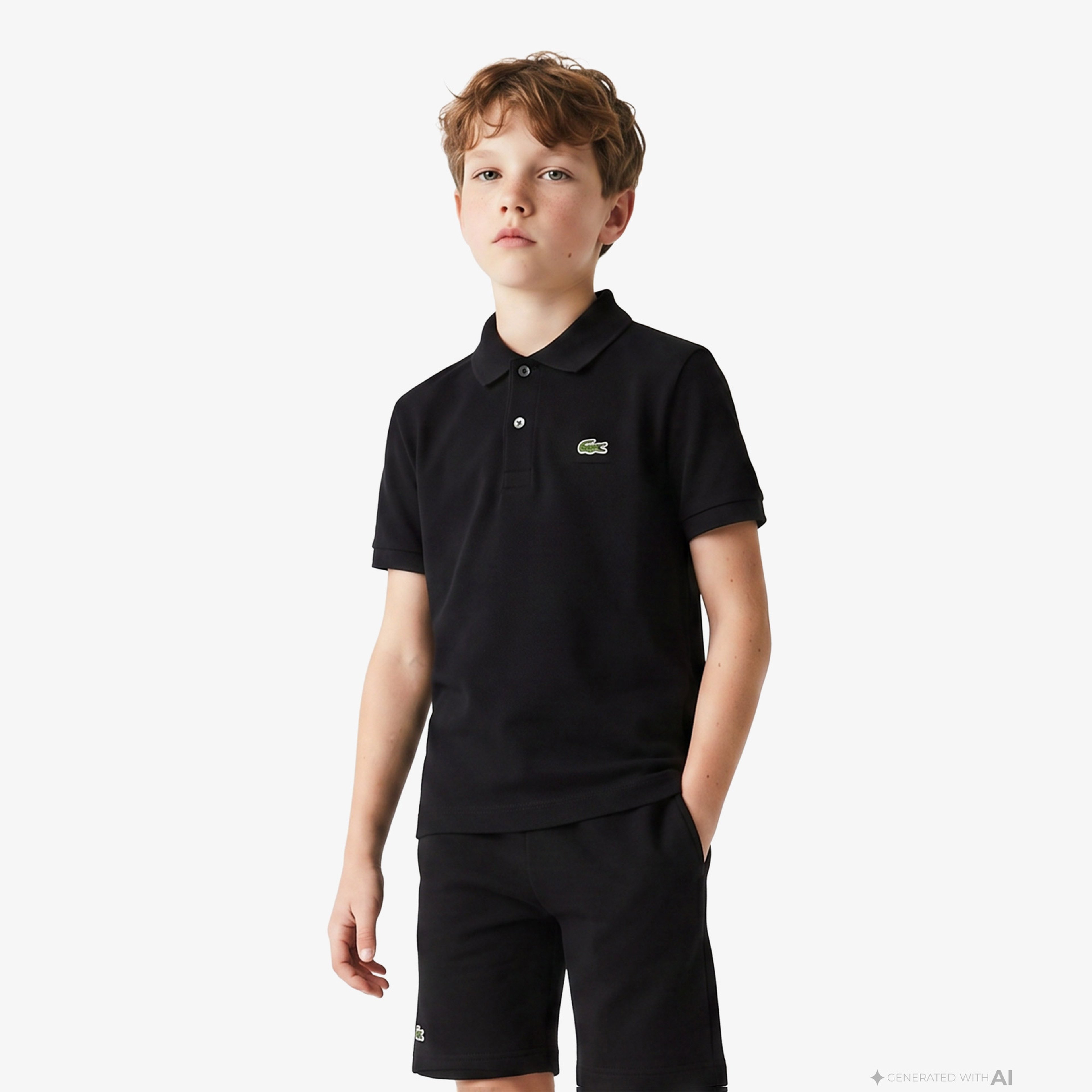 Çocuk Siyah Polo