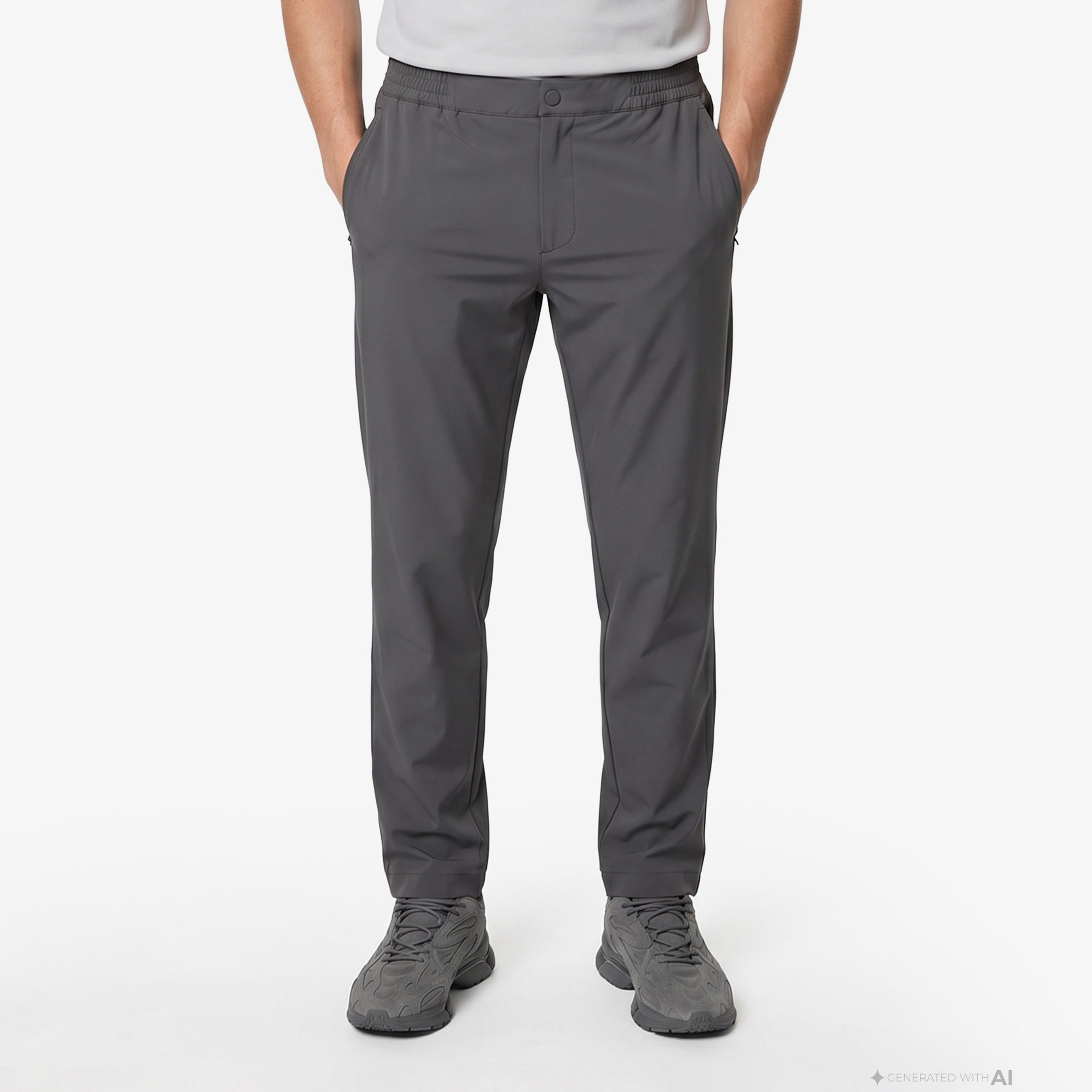 Erkek Slim Fit Koyu Gri Pantolon Erkek Slim Fit Koyu Gri Pantolon