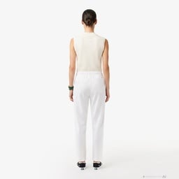 Kadın Relaxed Fit Beyaz Pantolon Beyaz