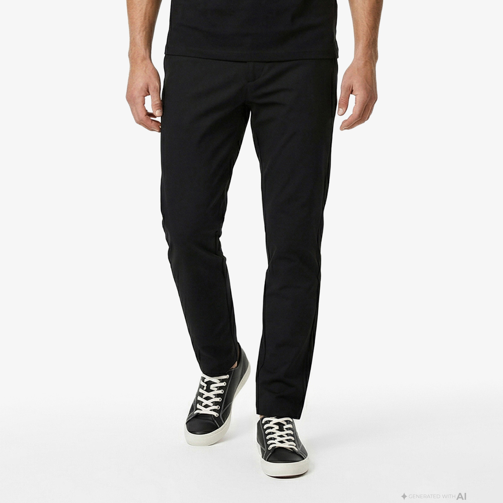 Lacoste Erkek Relaxed Fit Siyah Pantolon görsel 3