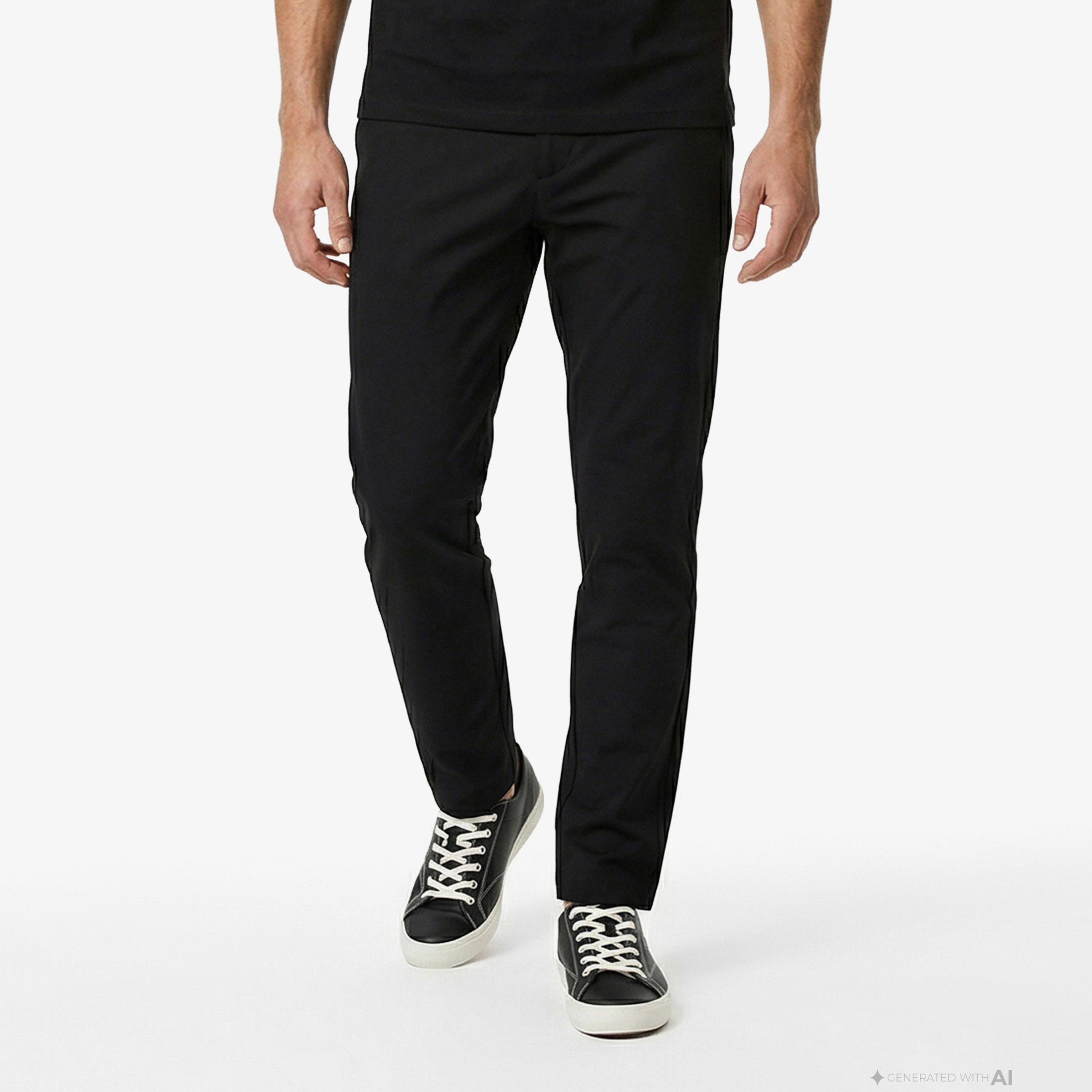 Erkek Relaxed Fit Siyah Pantolon Erkek Relaxed Fit Siyah Pantolon