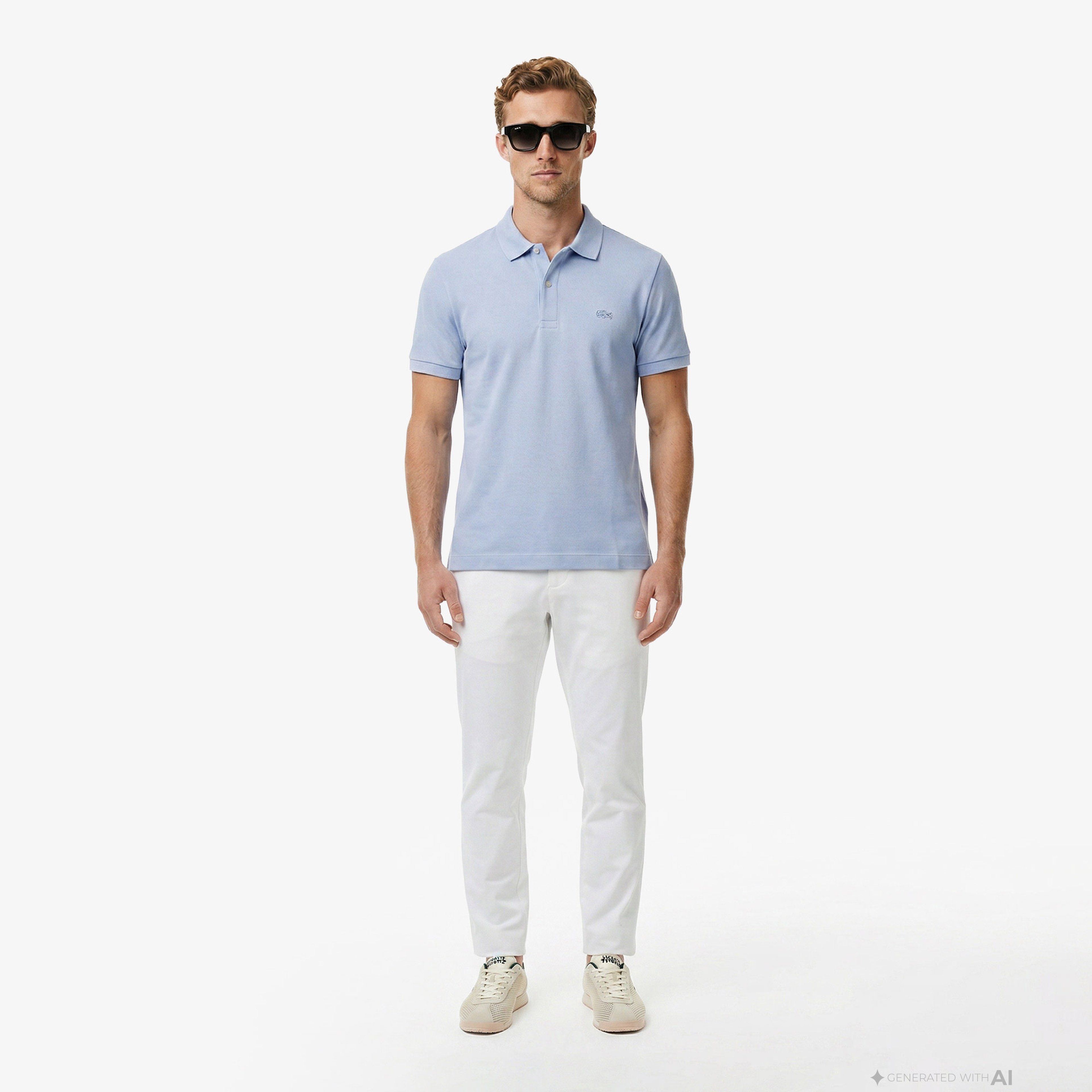 Erkek Regular Fit Mavi Paris Polo Erkek Regular Fit Mavi Paris Polo