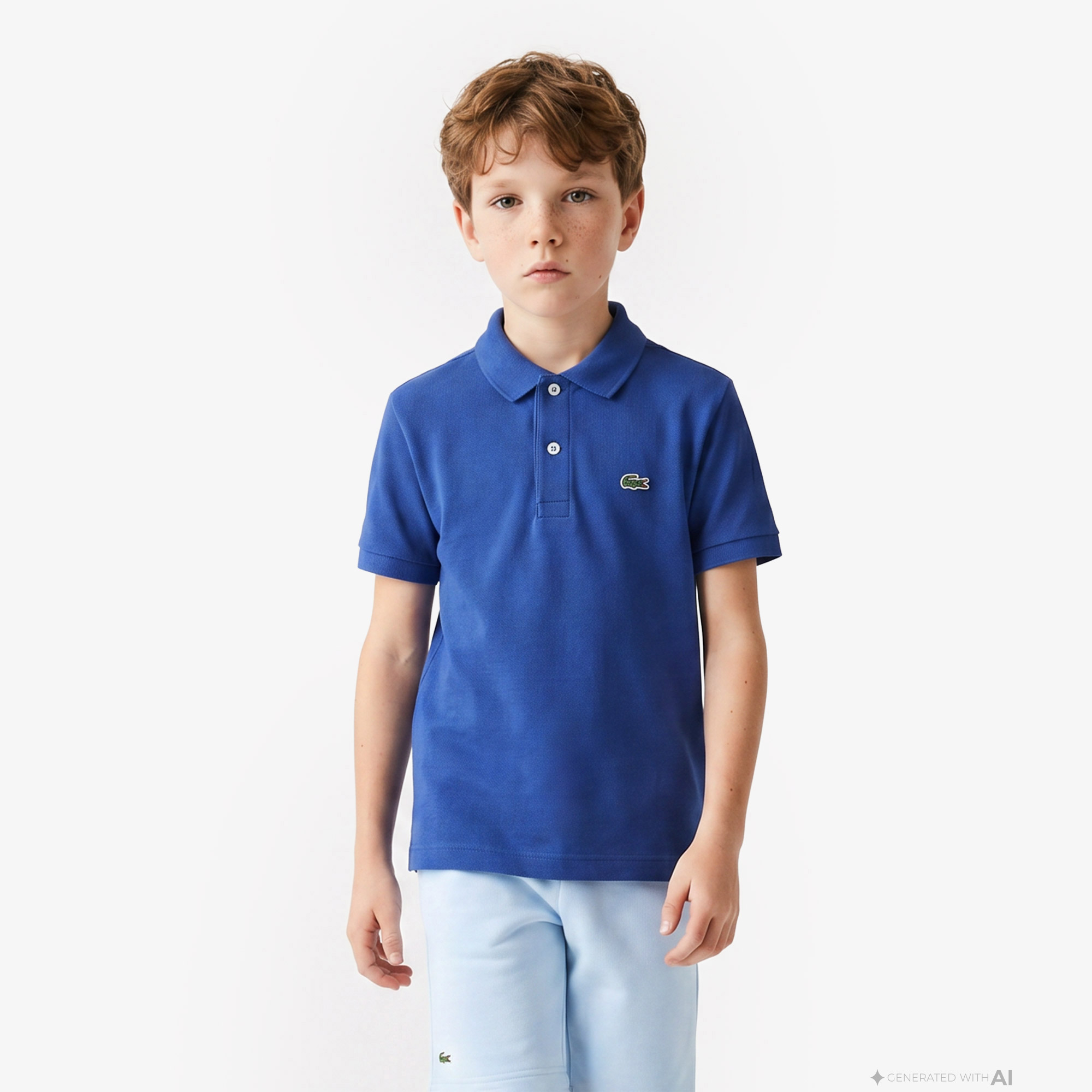Lacoste Çocuk Mavi Polo