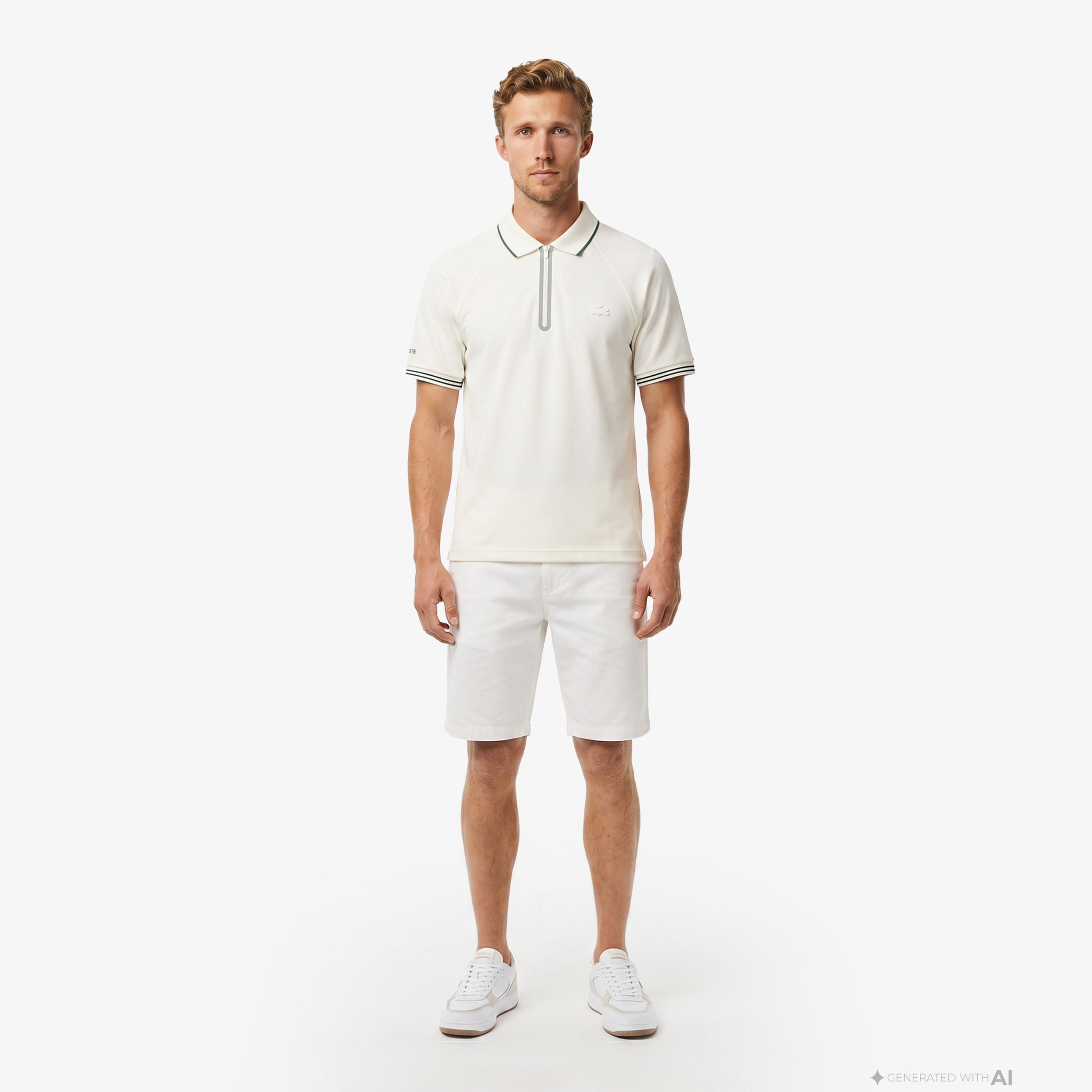 Erkek Regular Fit Krem Polo Erkek Regular Fit Krem Polo