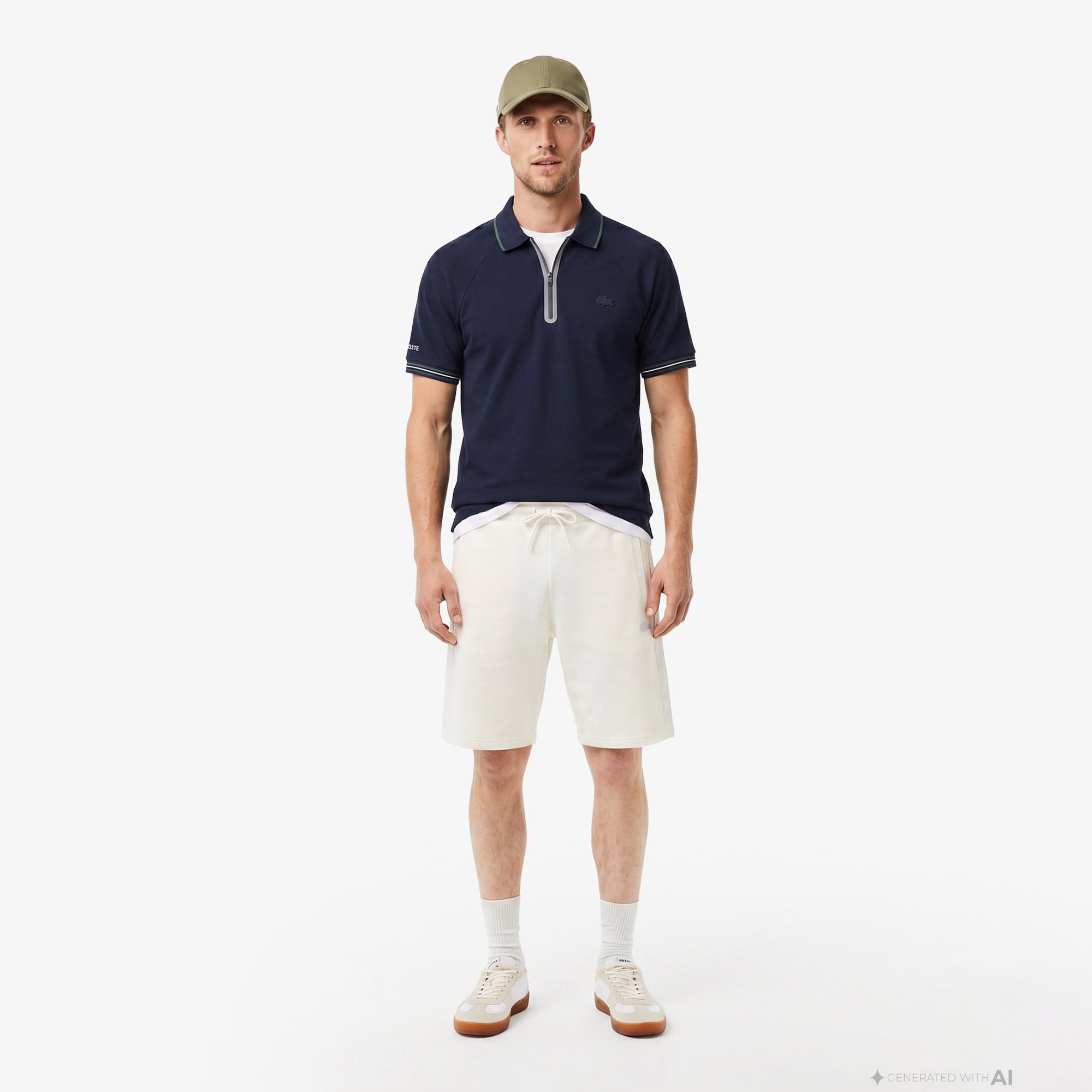 Lacoste Erkek Regular Fit Lacivert Polo görsel 4