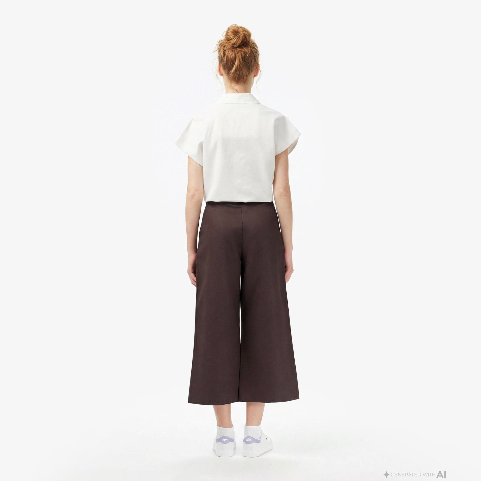 Kadın Relaxed Fit Kahverengi Pantolon