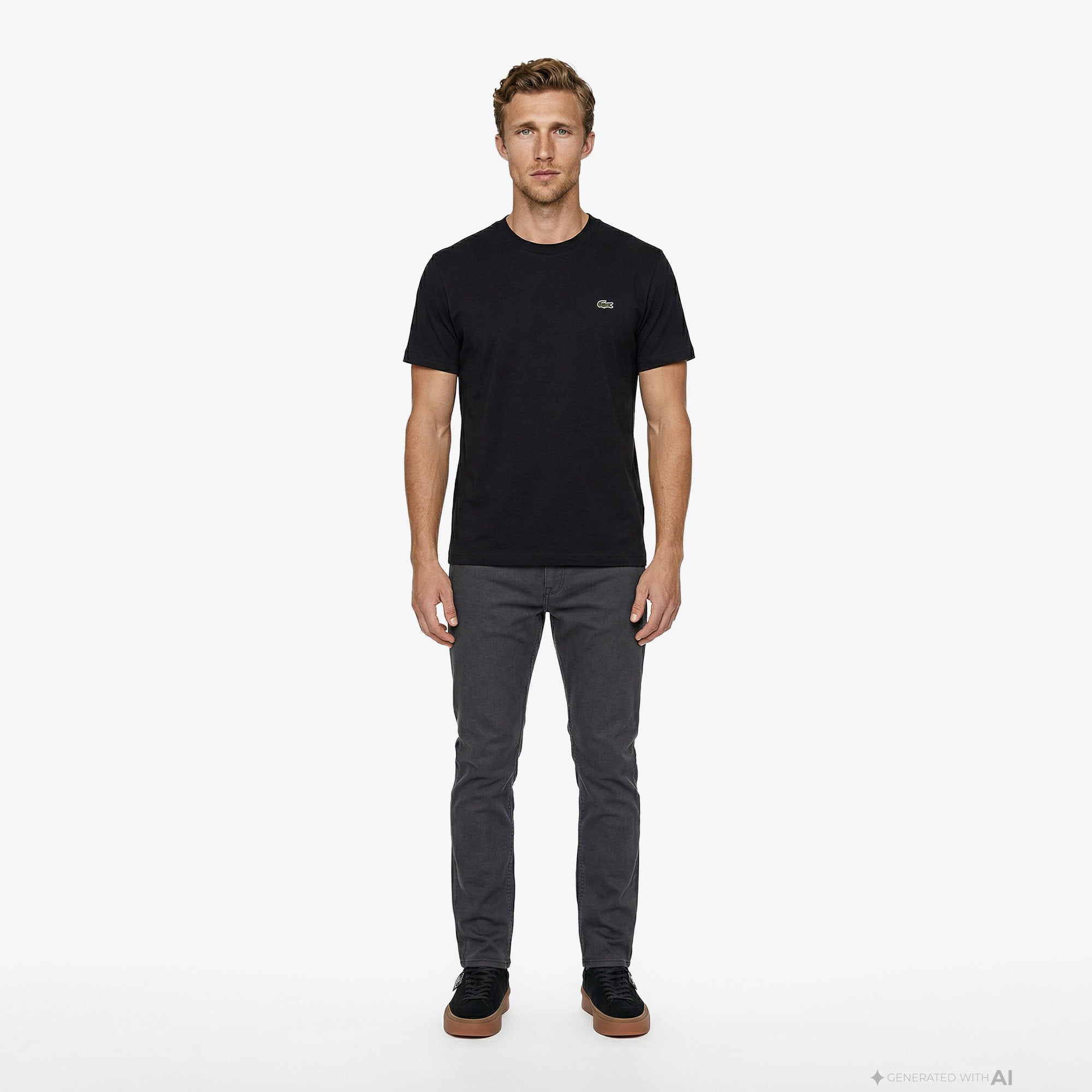 Lacoste Erkek Slim Fit Koyu Gri Pantolon