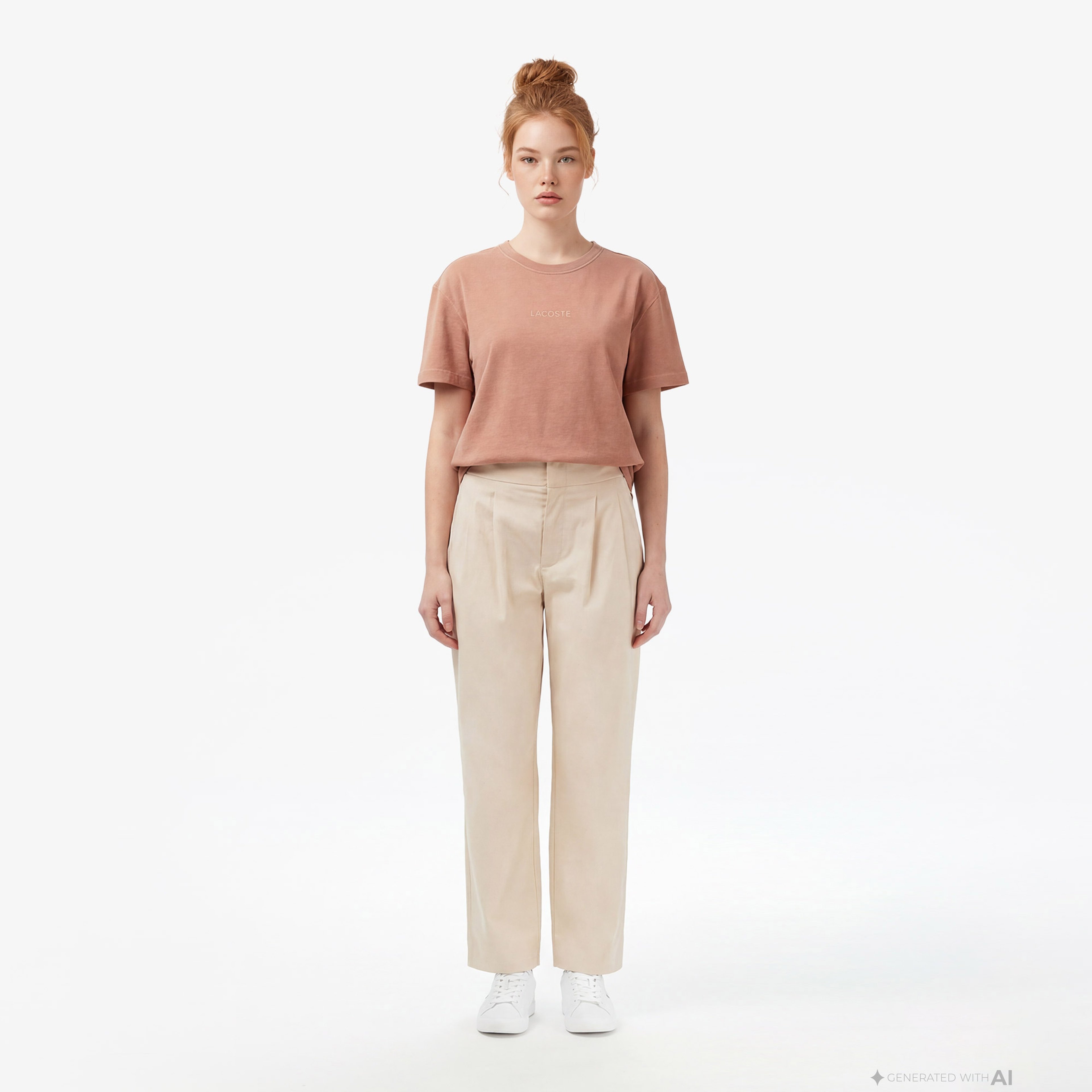 Kadın Regular Fit Pembe Pantolon