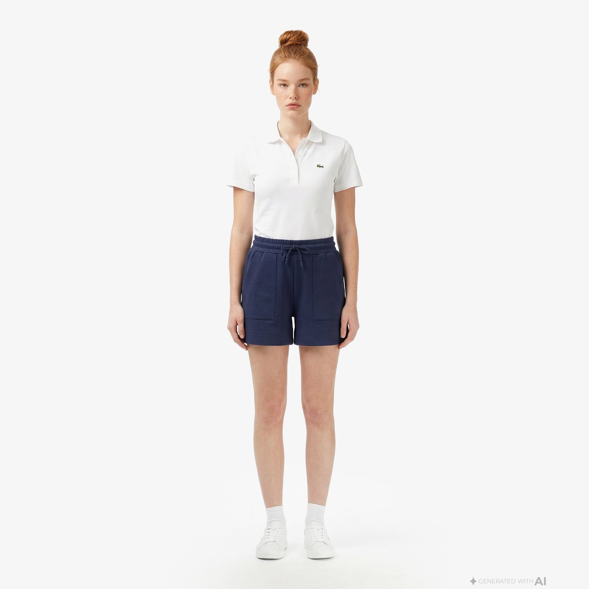 Kadın Relaxed Fit Lacivert Şort