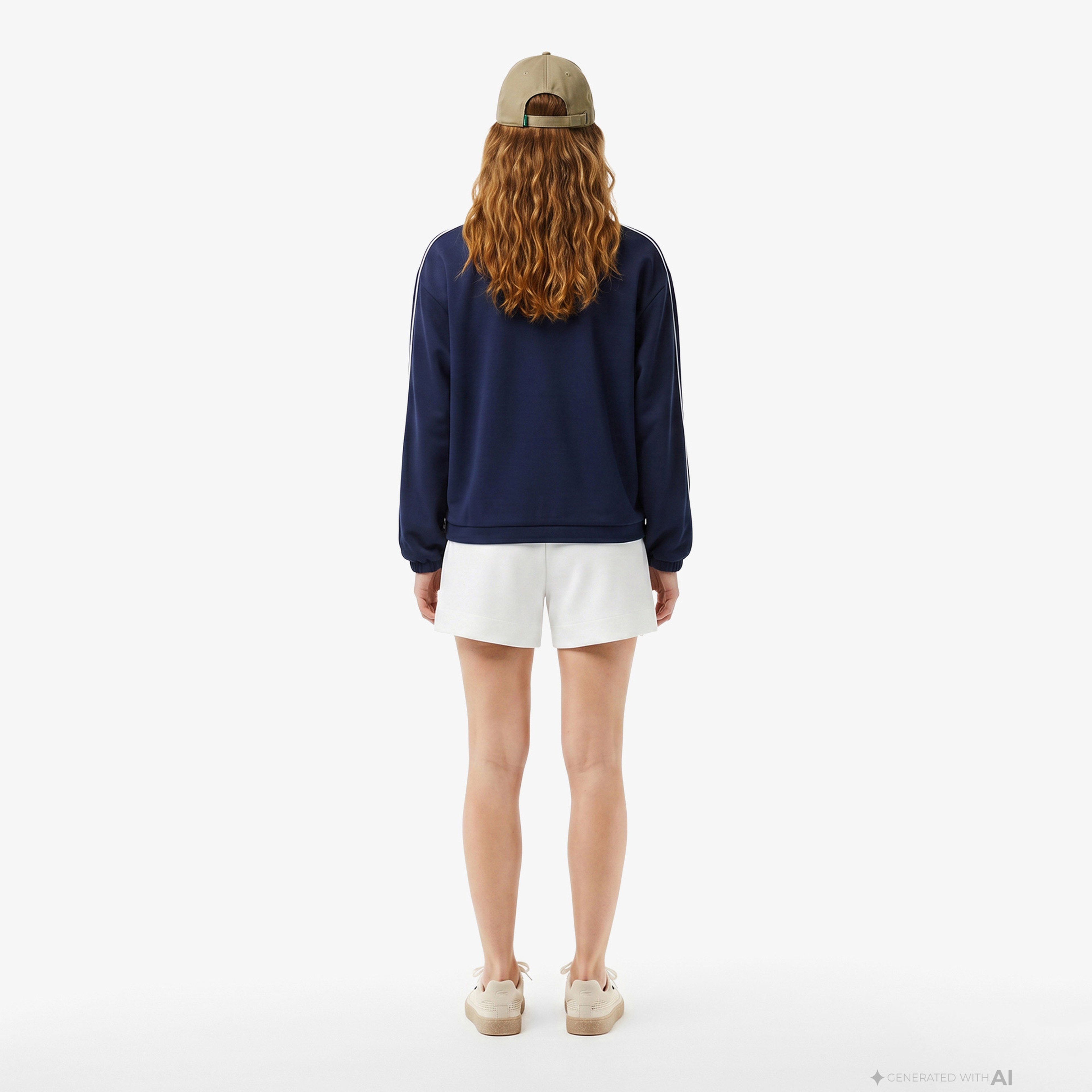 Kadın Relaxed Fit Beyaz Şort Kadın Relaxed Fit Beyaz Şort