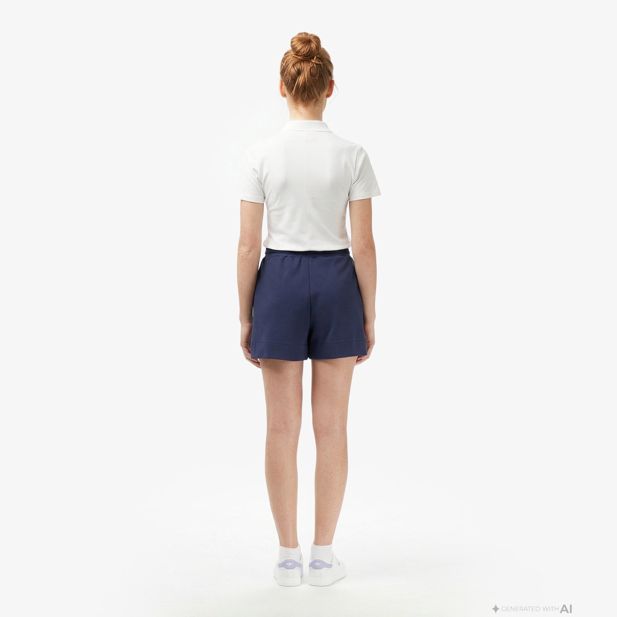 Kadın Relaxed Fit Lacivert Şort