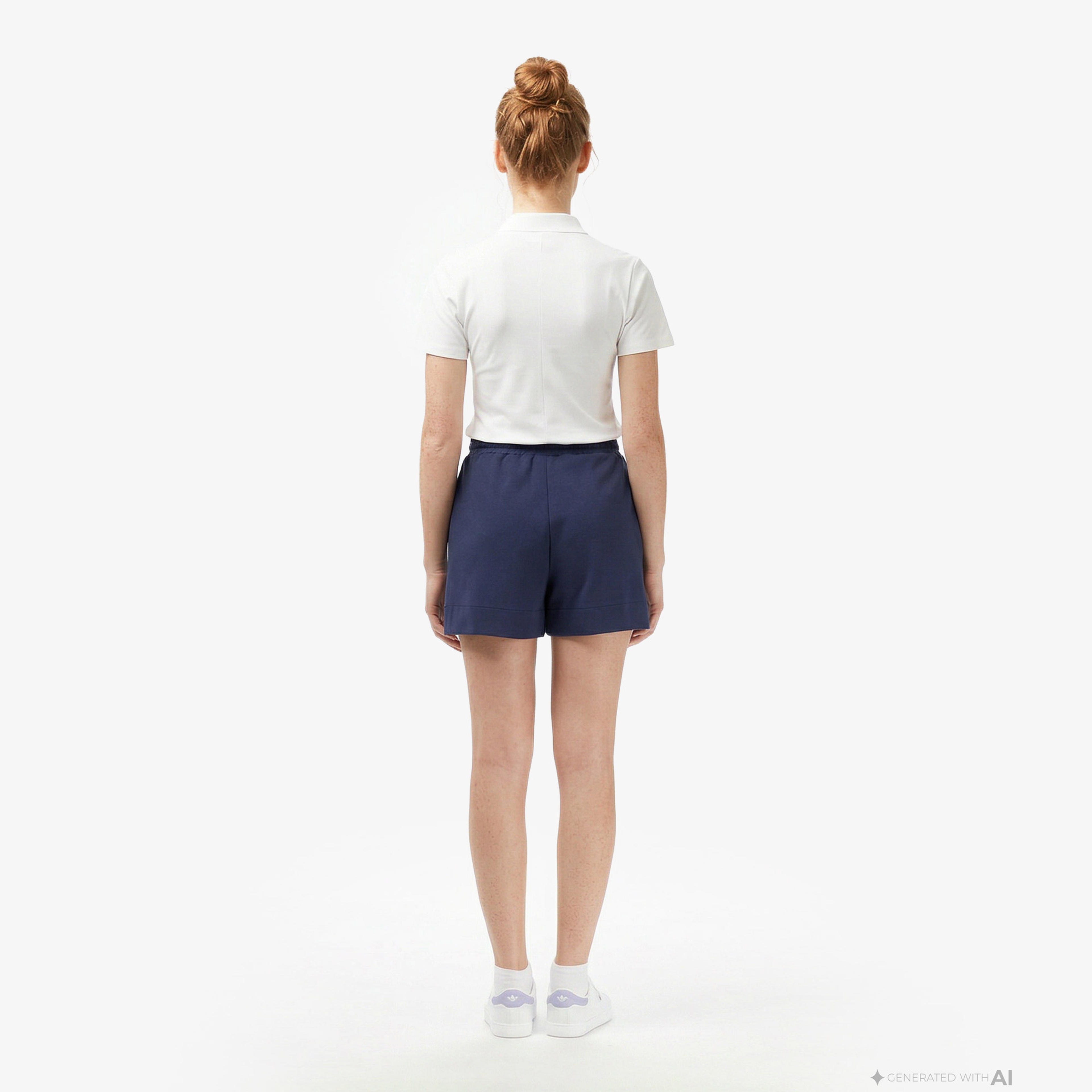 Kadın Relaxed Fit Lacivert Şort