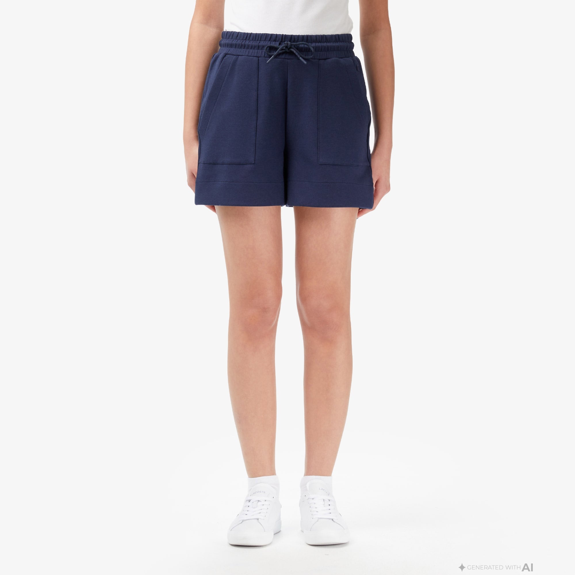Kadın Relaxed Fit Lacivert Şort