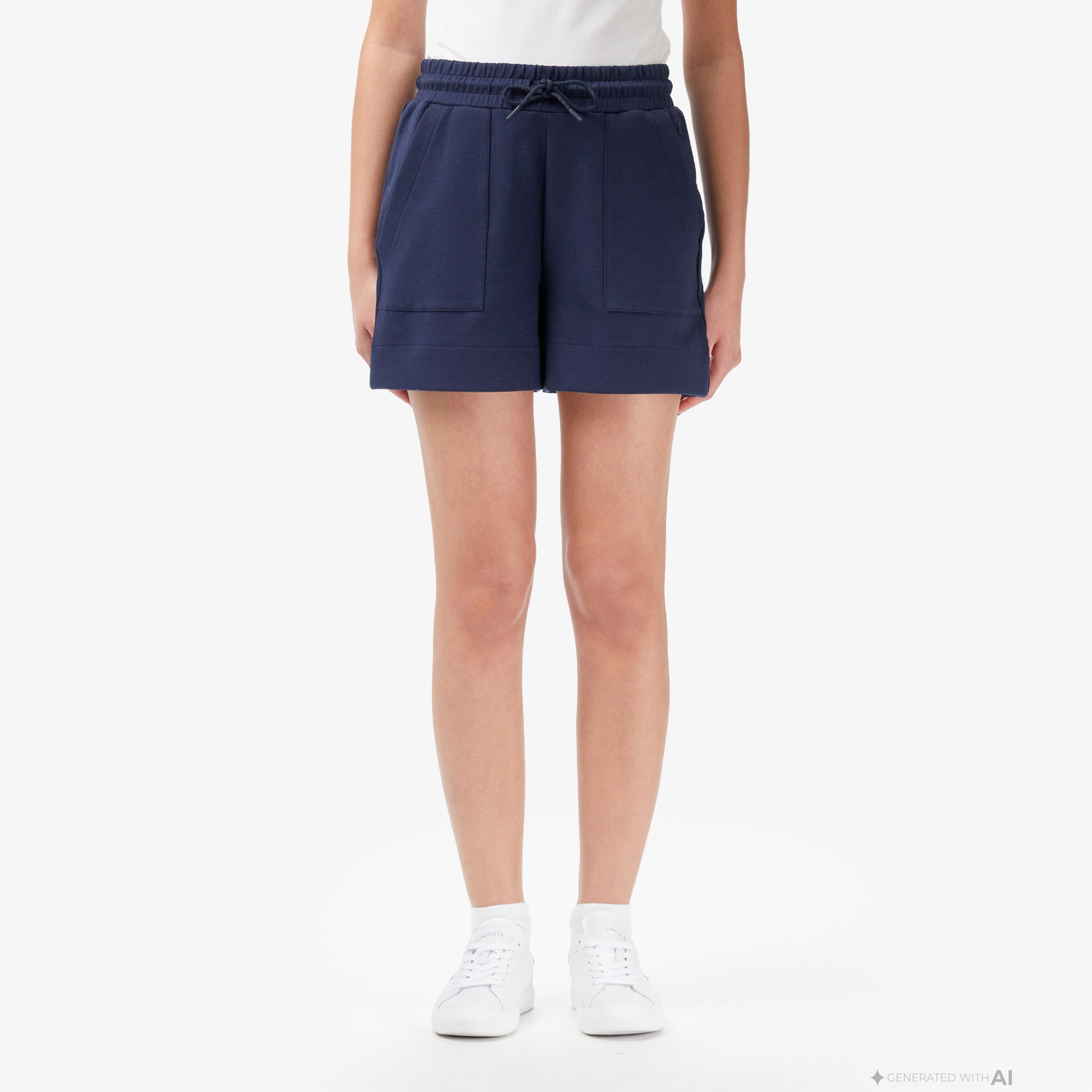 Kadın Relaxed Fit Lacivert Şort