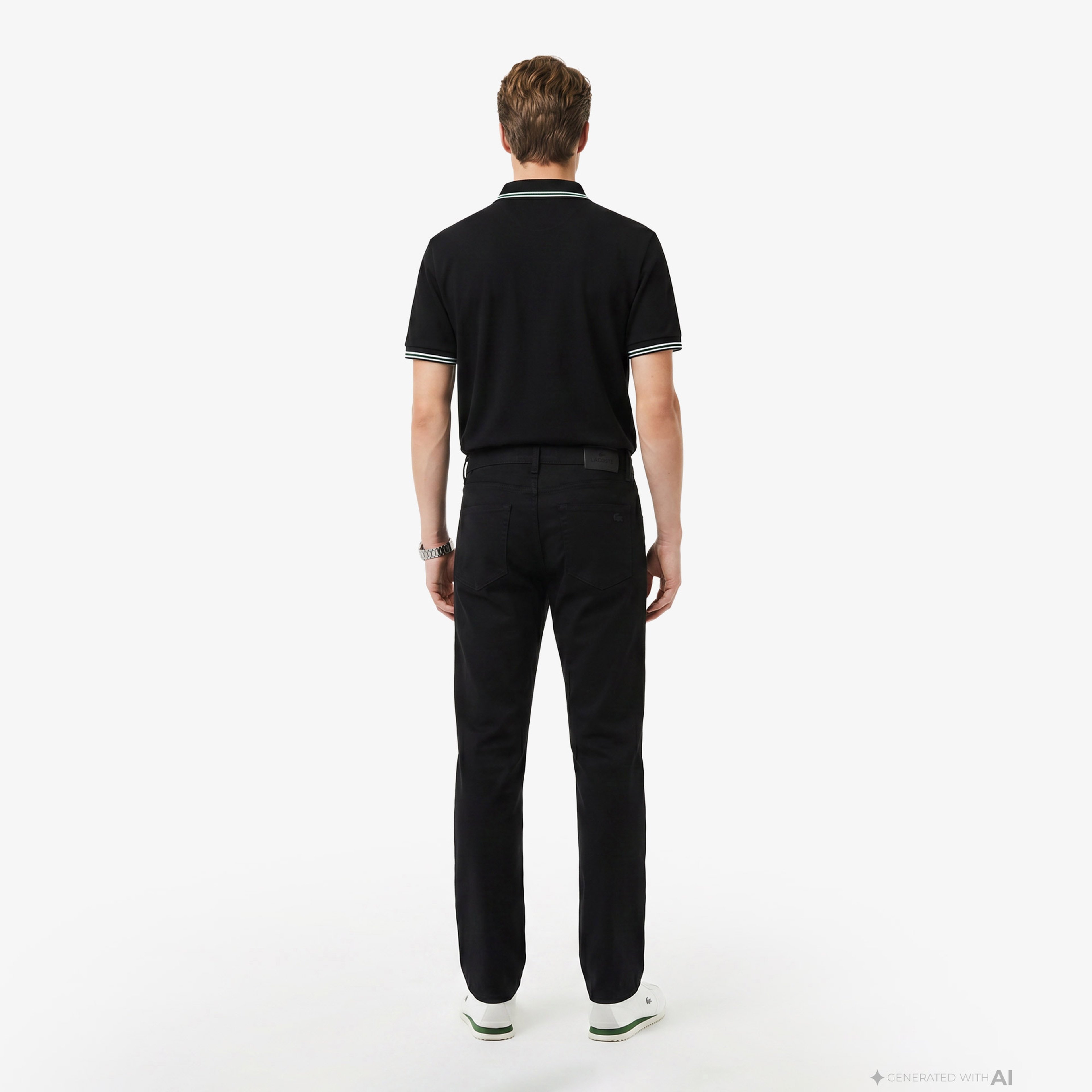 Erkek Slim Fit Siyah Jean Pantolon