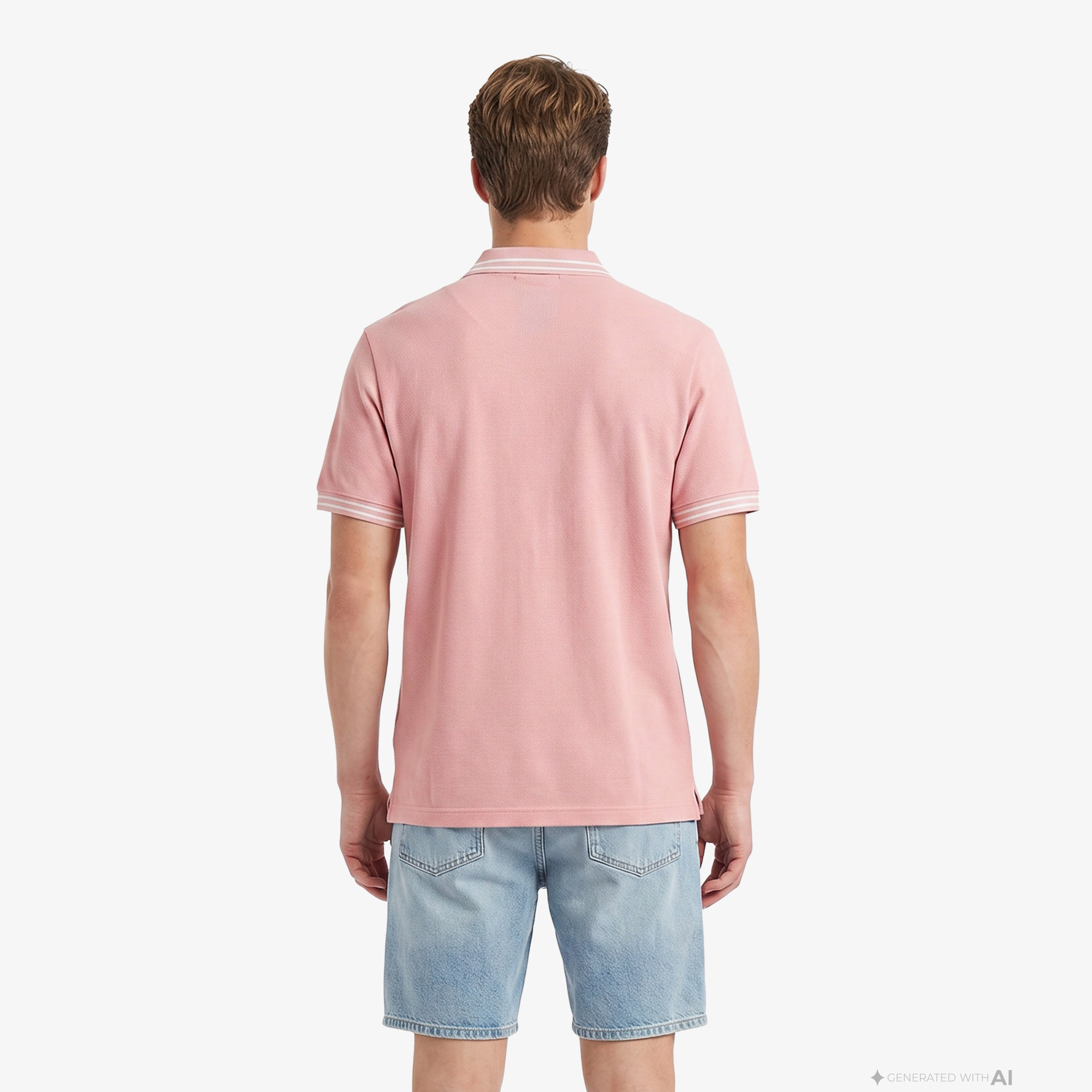 Erkek Regular Fit Pembe Polo Erkek Regular Fit Pembe Polo
