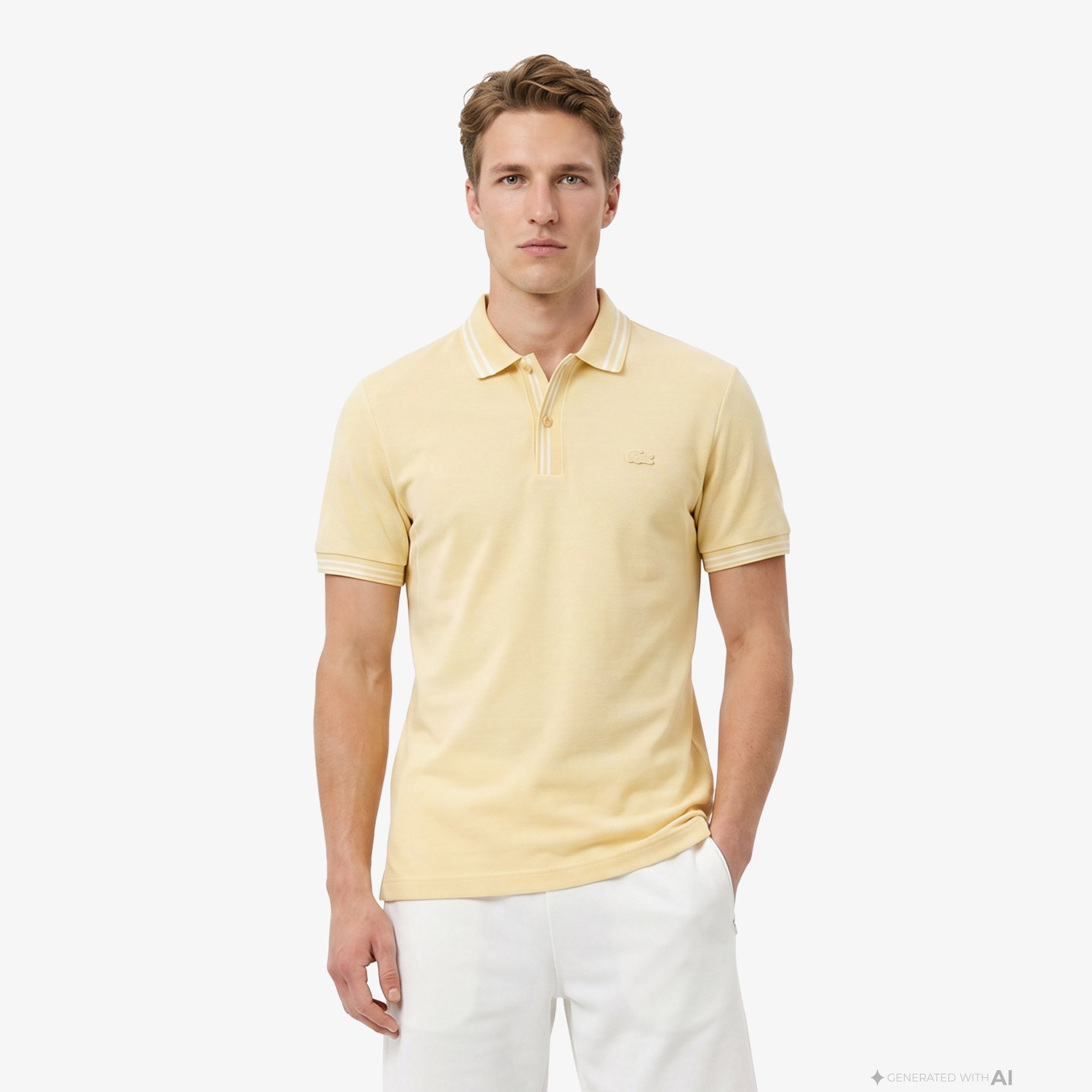 Erkek Regular Fit Bej Polo Erkek Regular Fit Bej Polo