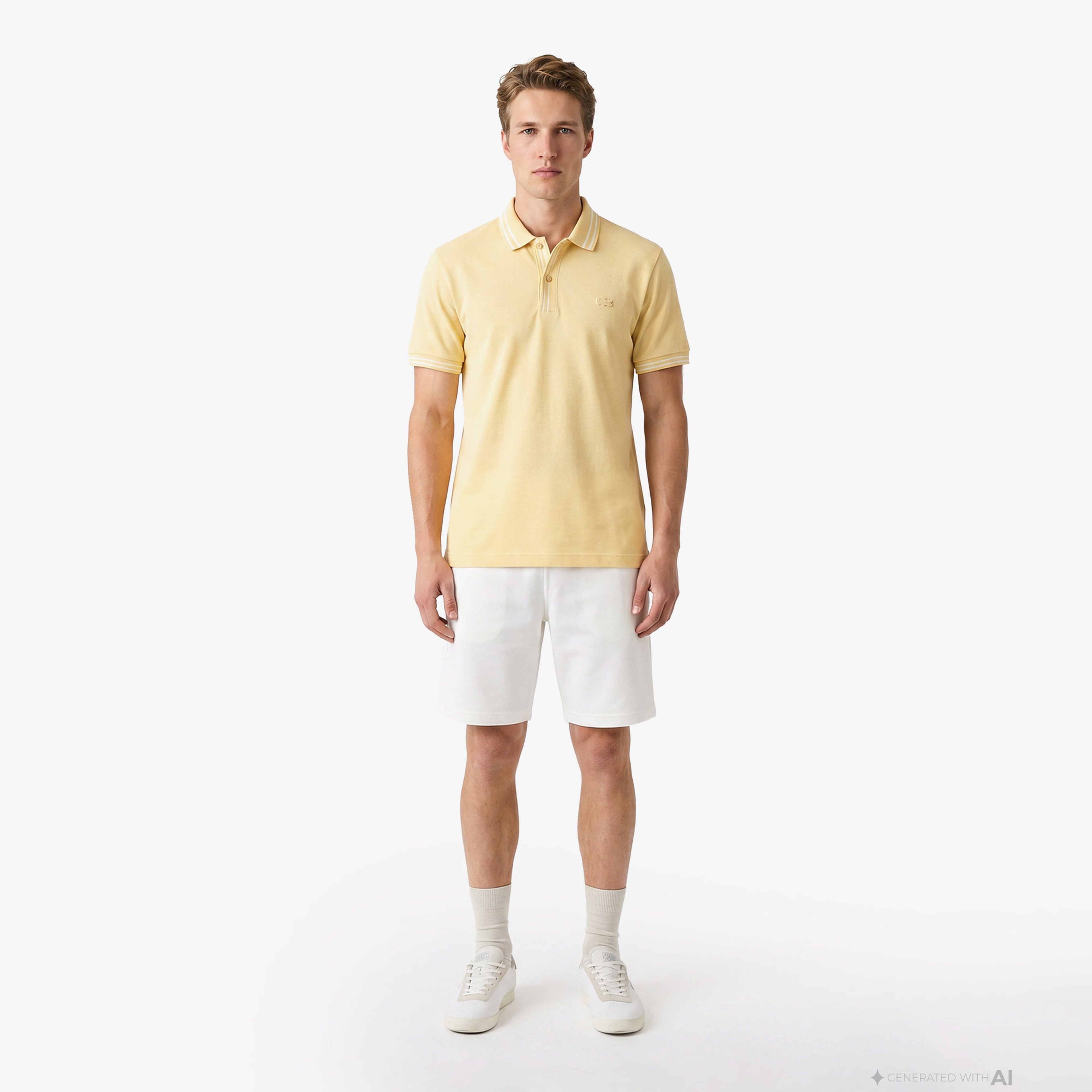 Erkek Regular Fit Bej Polo Erkek Regular Fit Bej Polo