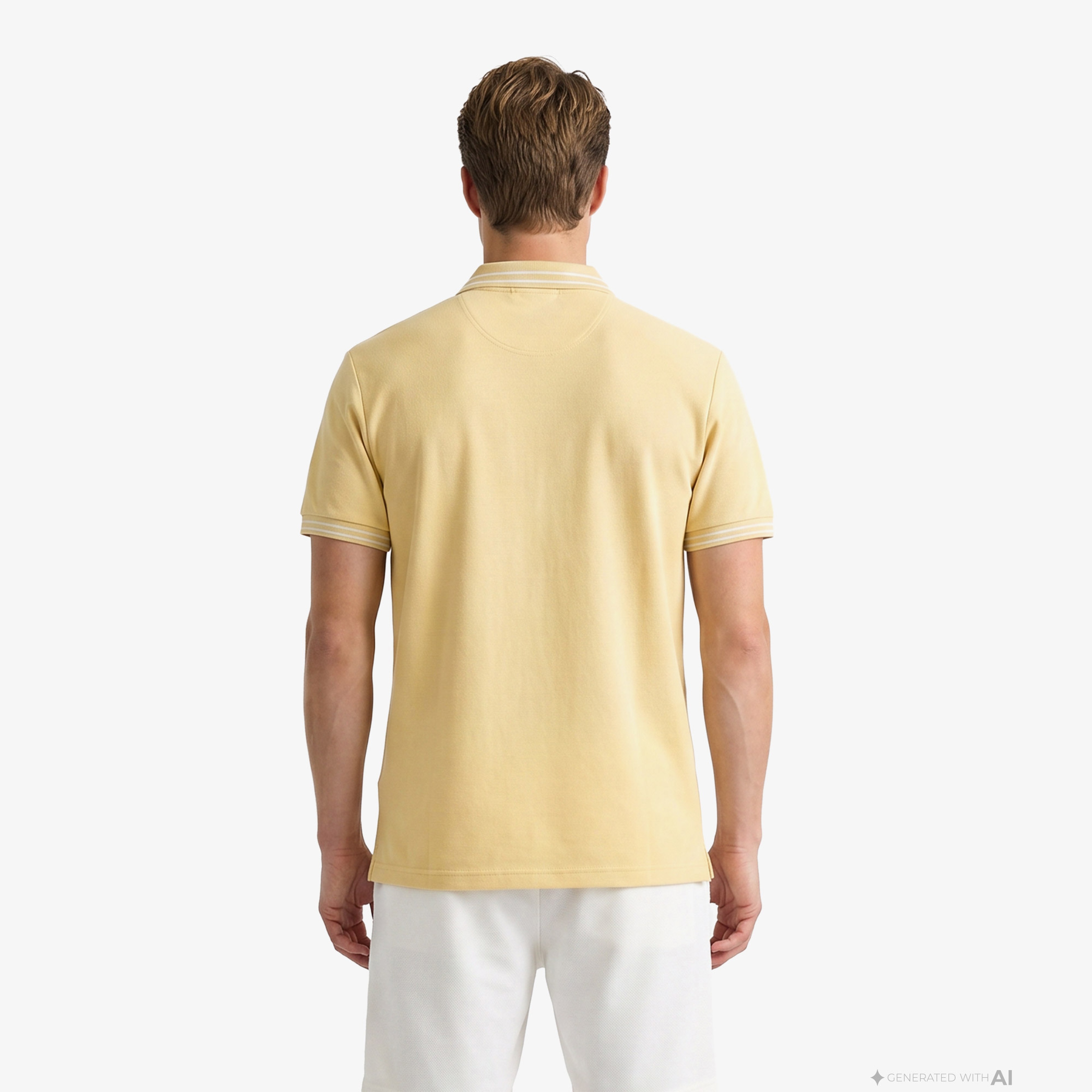 Erkek Regular Fit Bej Polo Erkek Regular Fit Bej Polo