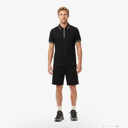 Erkek Regular Fit Siyah Polo Siyah