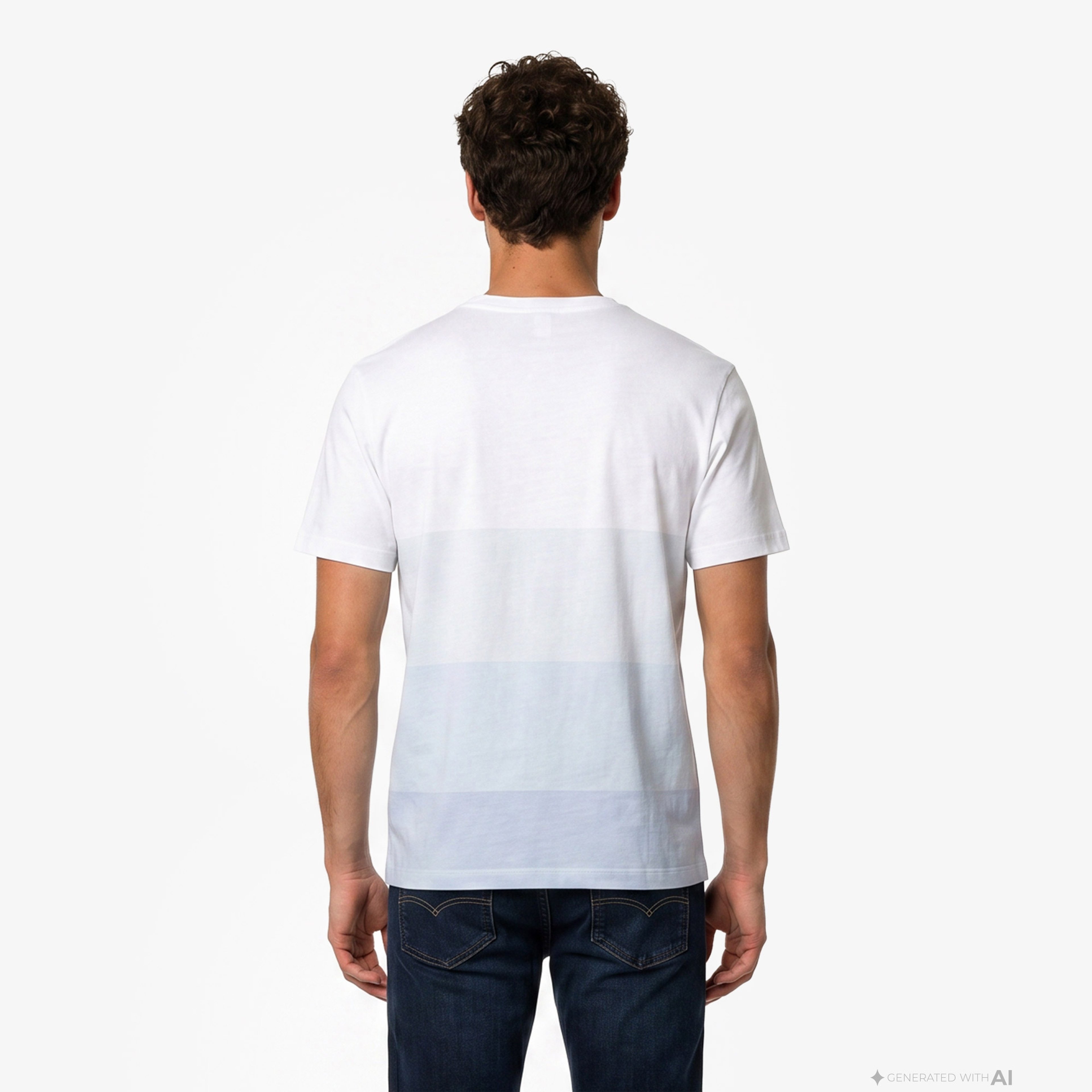 Erkek Regular Fit Bisiklet Yaka Renk Bloklu Beyaz T-Shirt Erkek Regular Fit Bisiklet Yaka Renk Bloklu Beyaz T-Shirt