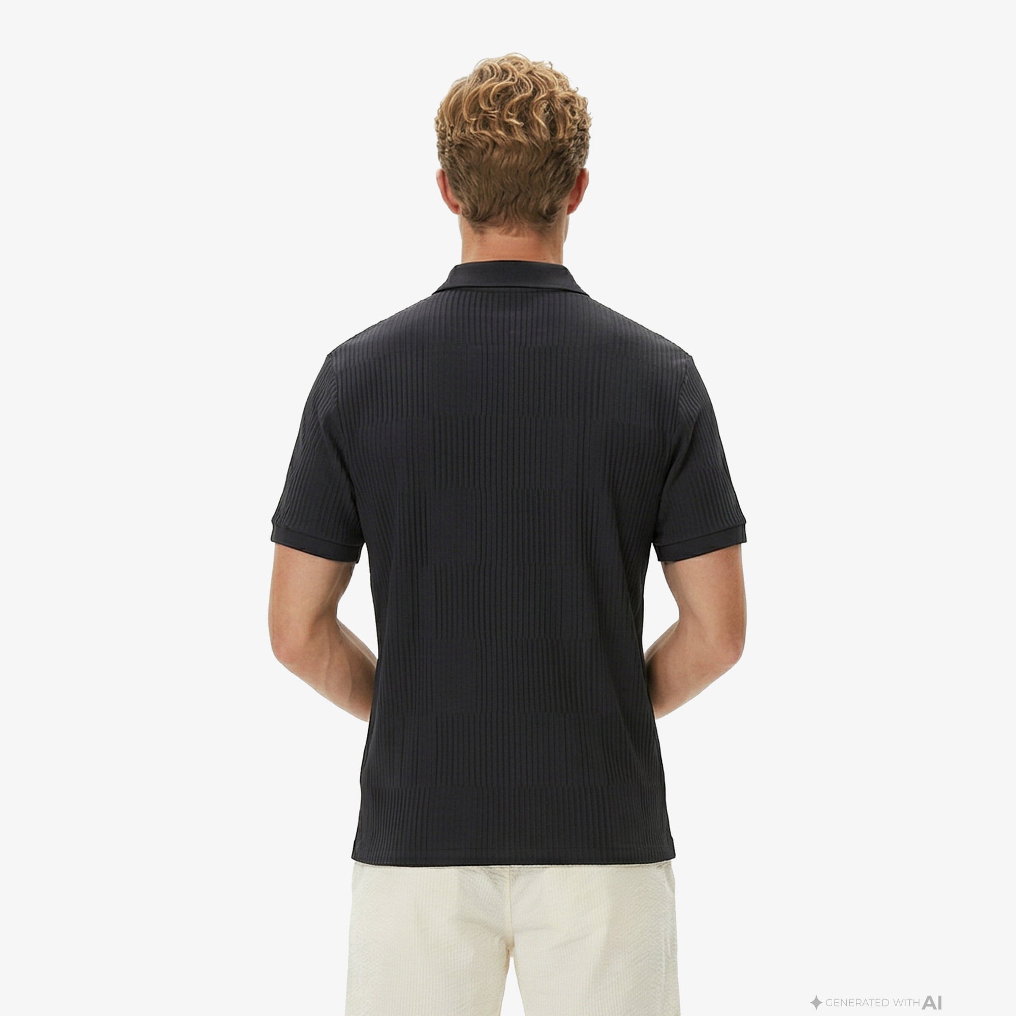 Lacoste Erkek Regular Fit Çizgili Koyu Gri Polo görsel 2