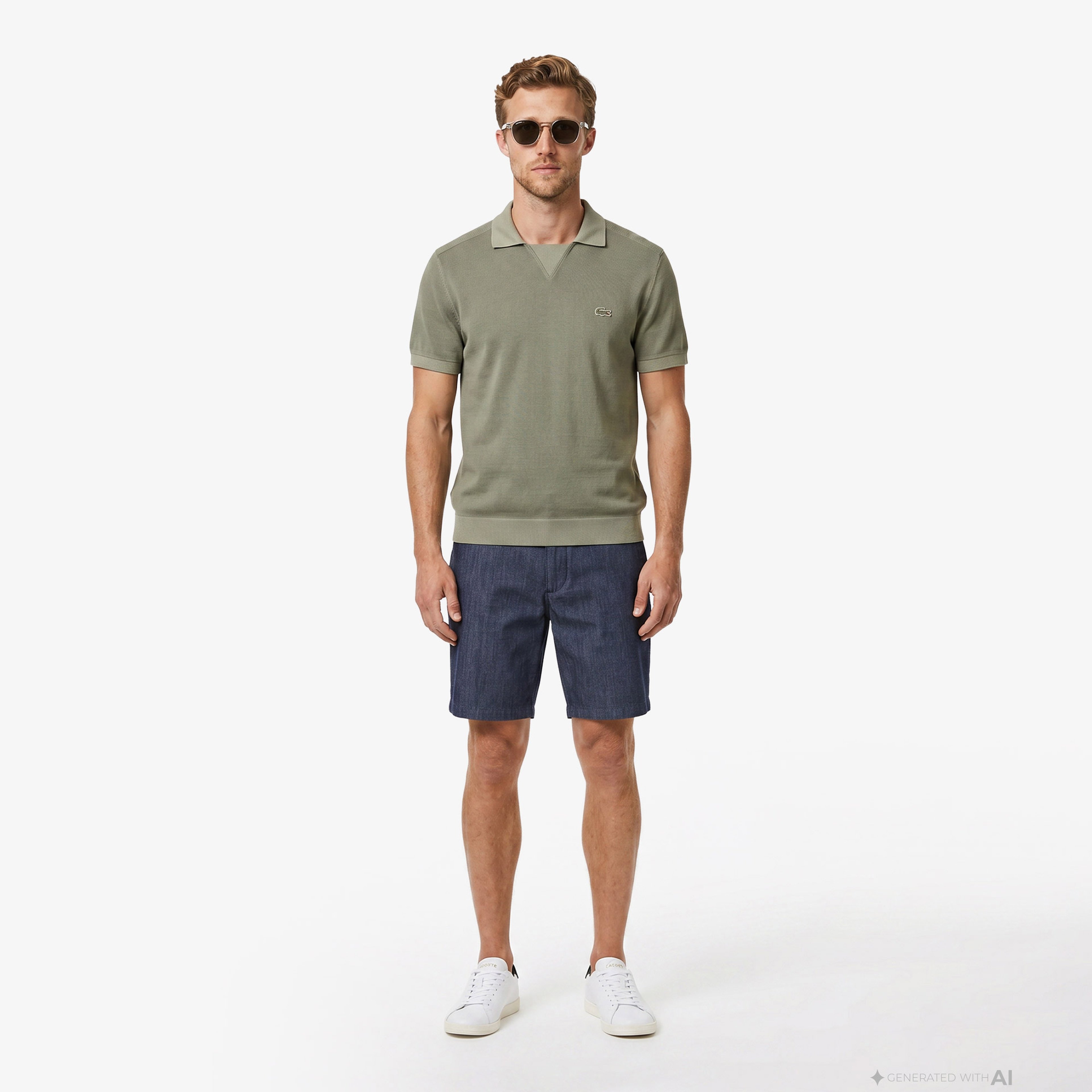 Erkek Relaxed Fit Haki Polo Erkek Relaxed Fit Haki Polo