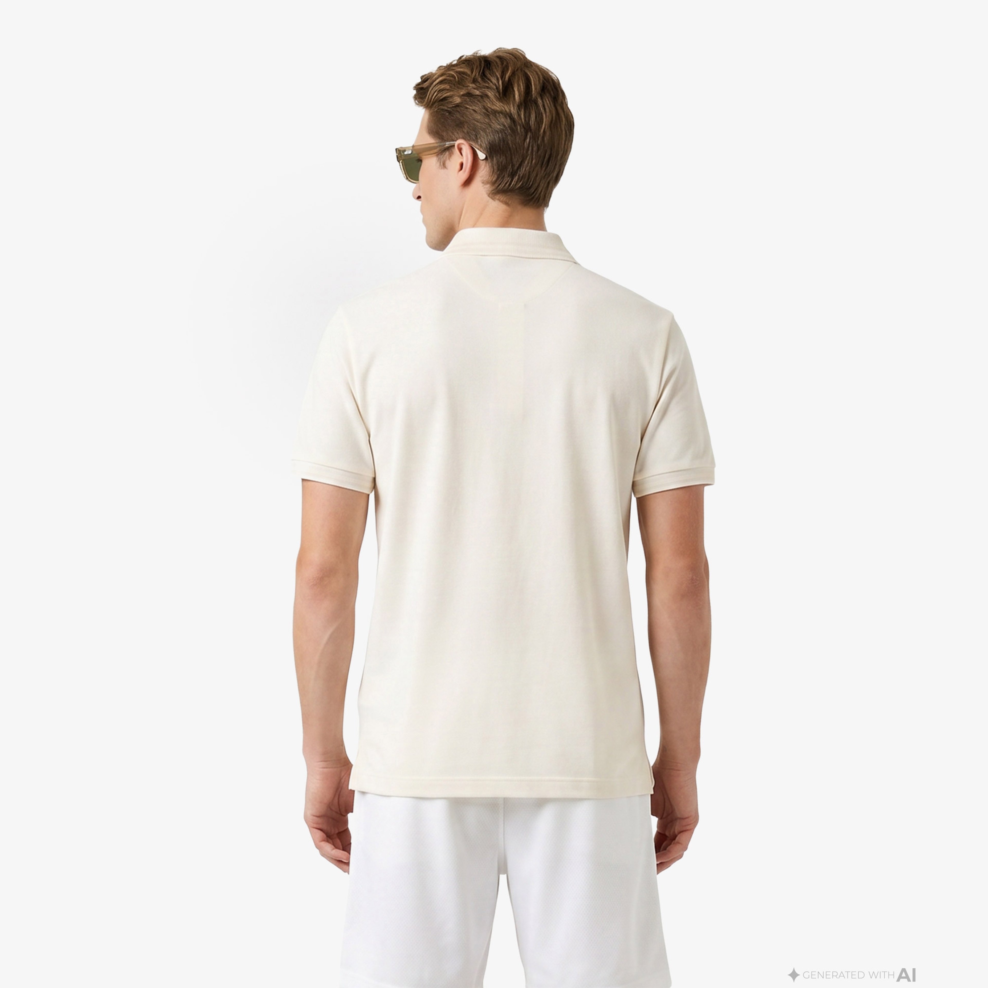 Erkek Regular Fit Krem Polo Erkek Regular Fit Krem Polo
