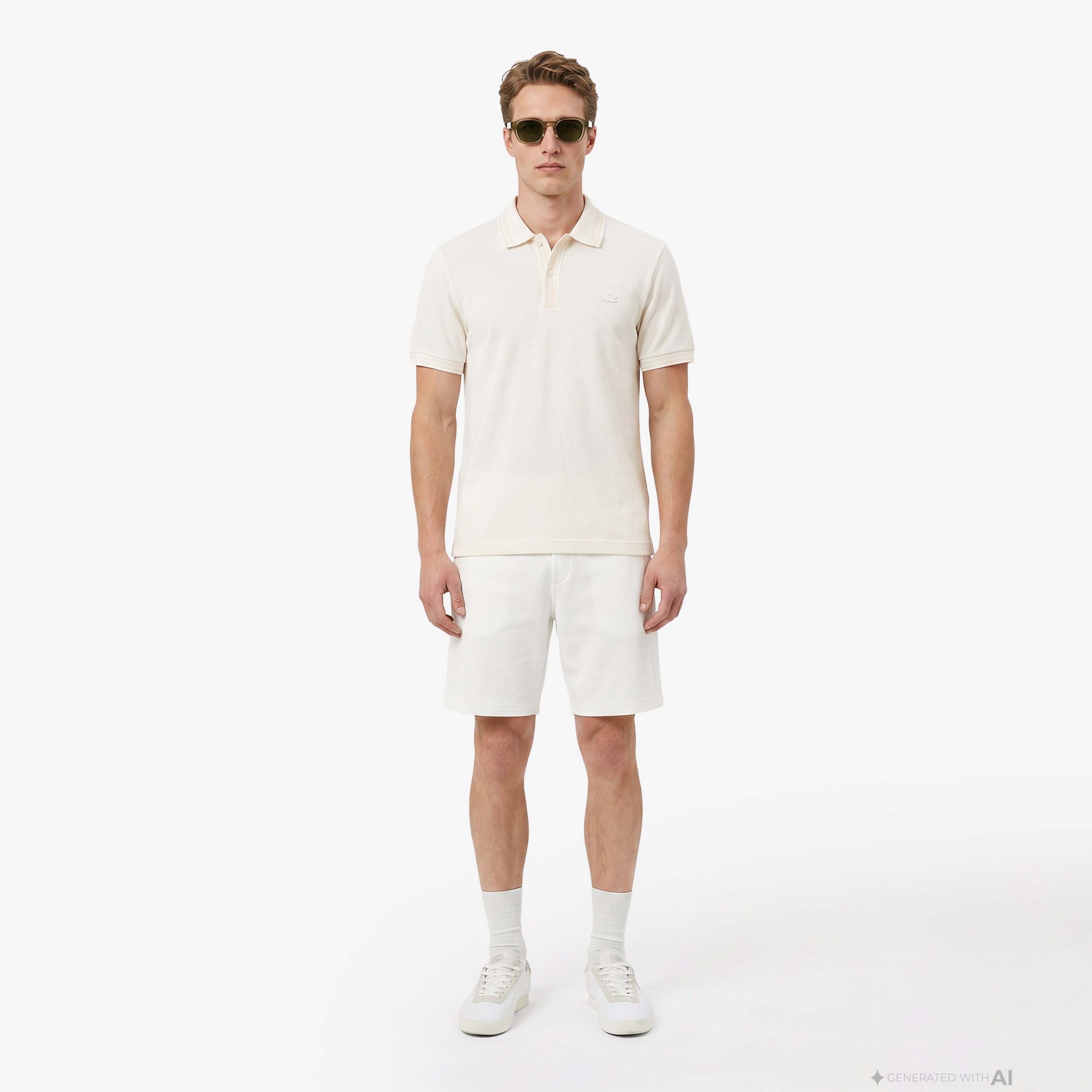 Erkek Regular Fit Krem Polo Erkek Regular Fit Krem Polo