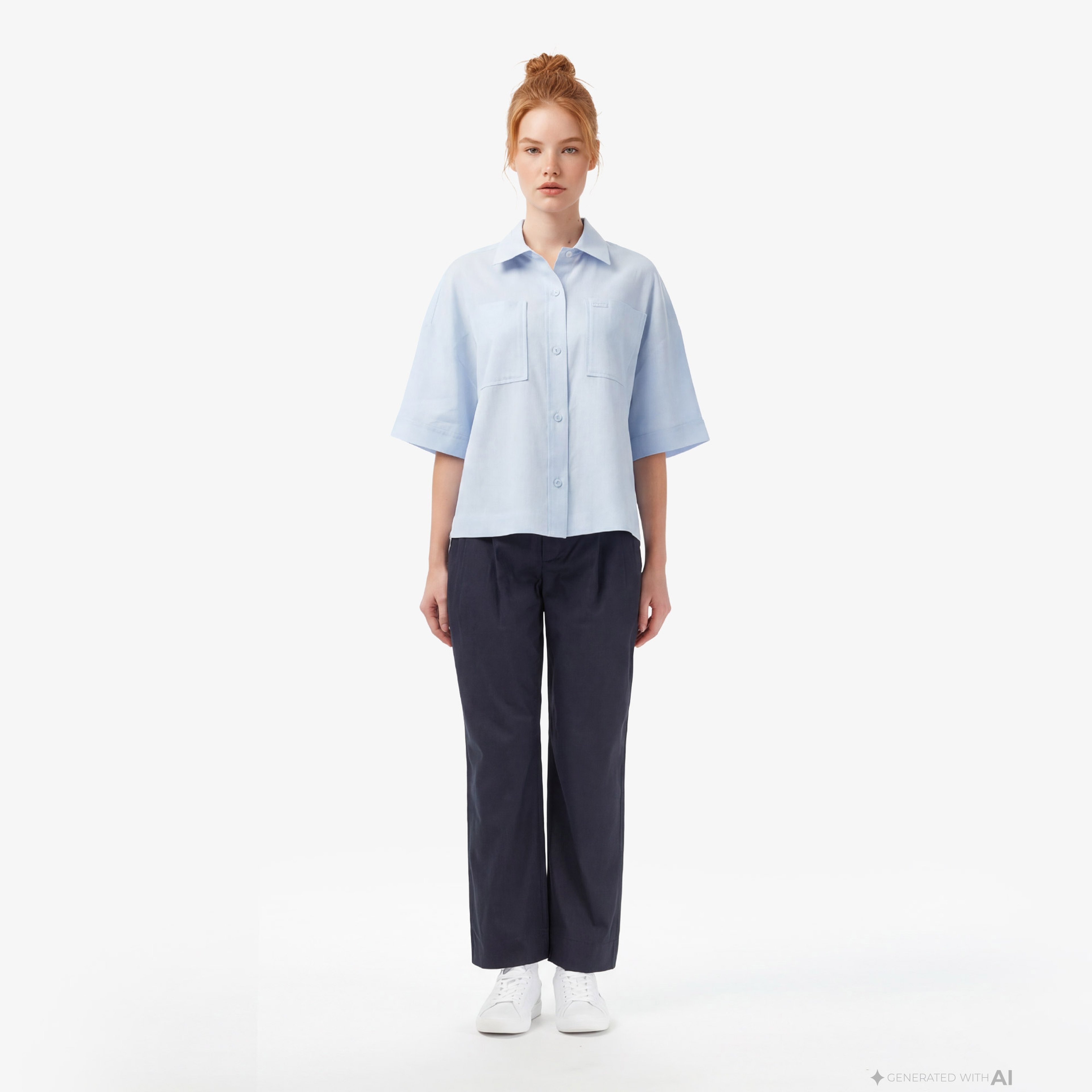 Kadın Regular Fit Koyu Gri Pantolon
