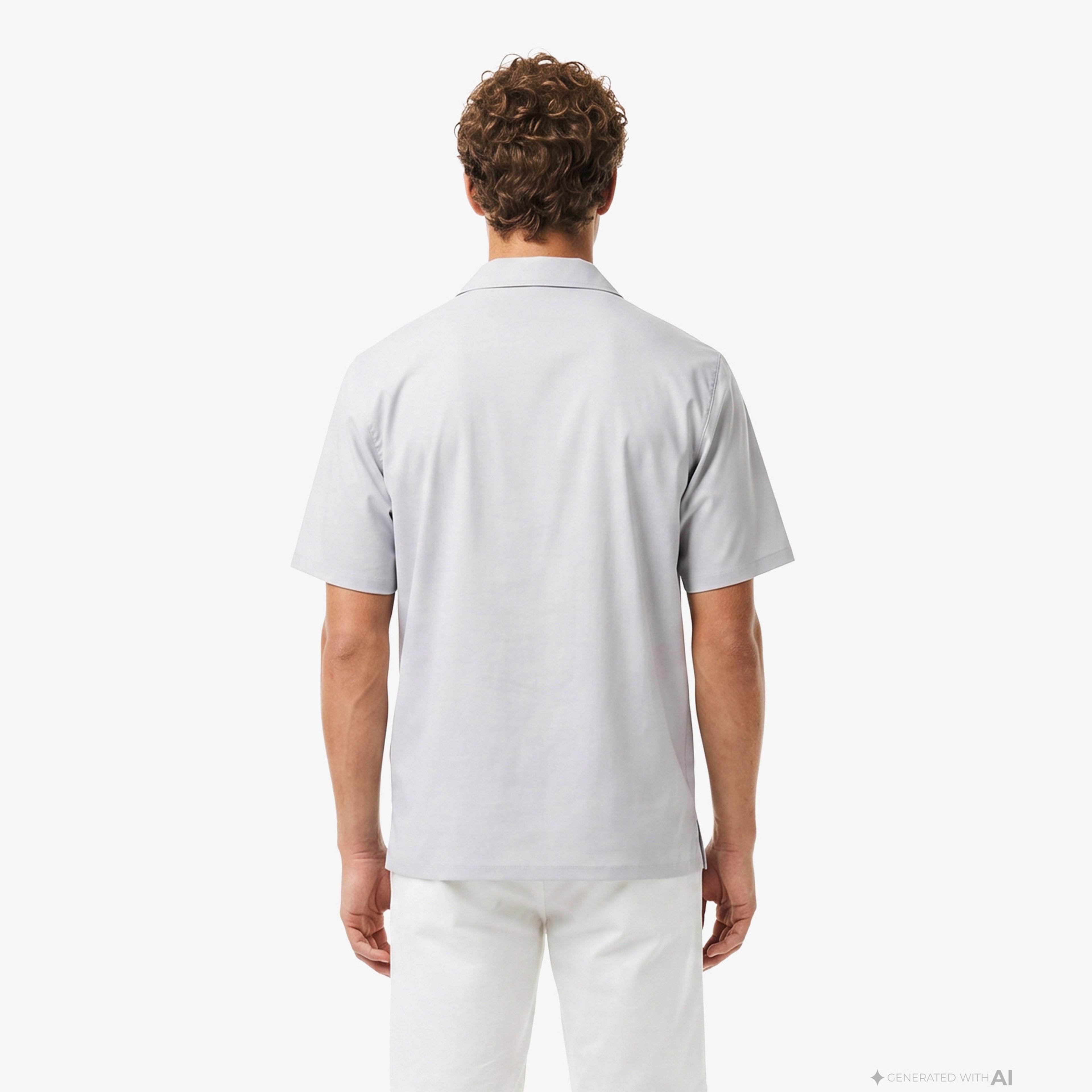Erkek Relaxed Fit Kısa Kollu Gri Gömlek Erkek Relaxed Fit Kısa Kollu Gri Gömlek