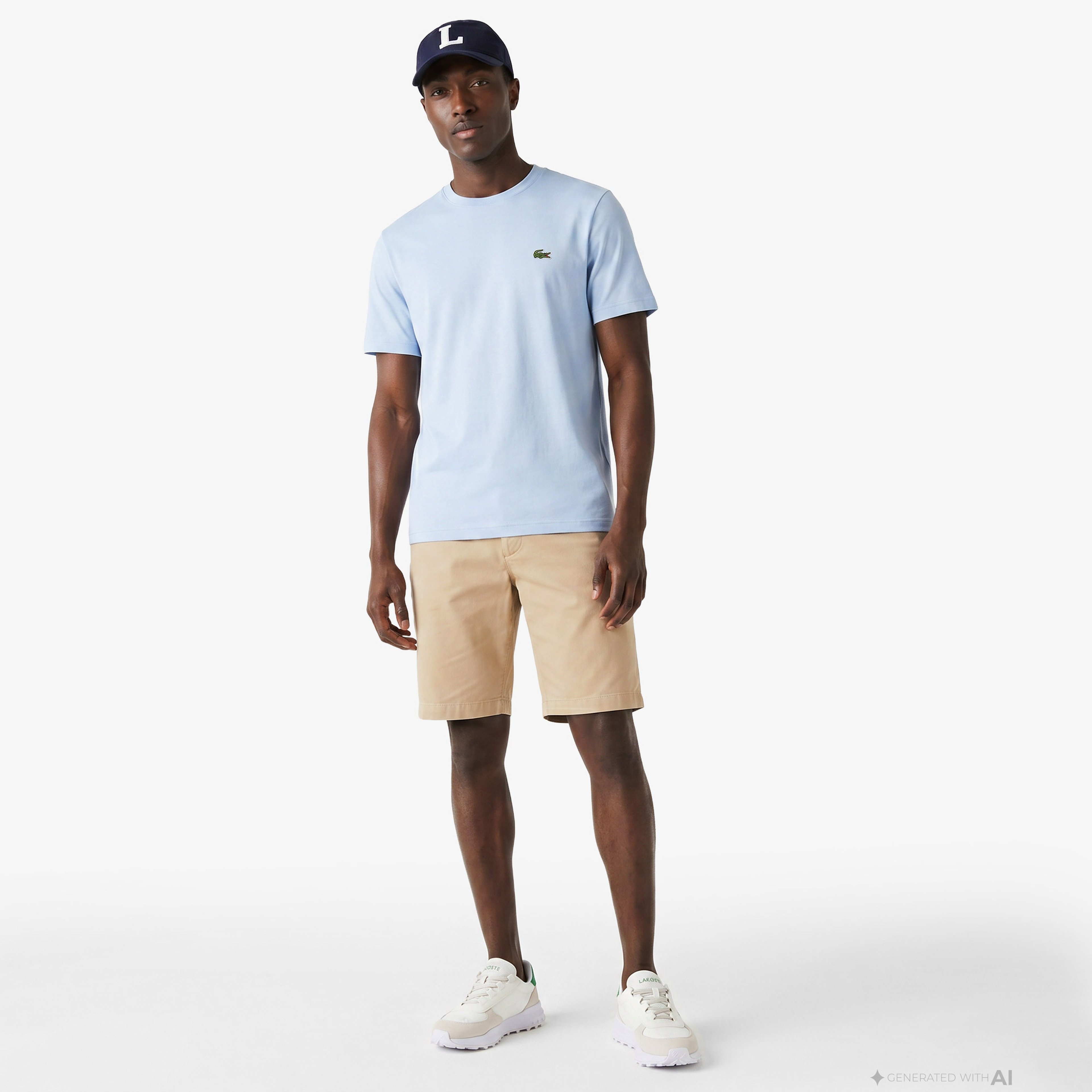 Erkek Regular Fit Bisiklet Yaka Mavi T-Shirt Erkek Regular Fit Bisiklet Yaka Mavi T-Shirt