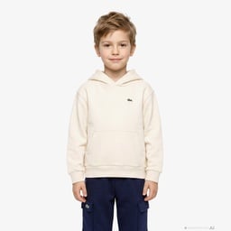 Çocuk Kapüşonlu Krem Sweatshirt Krem