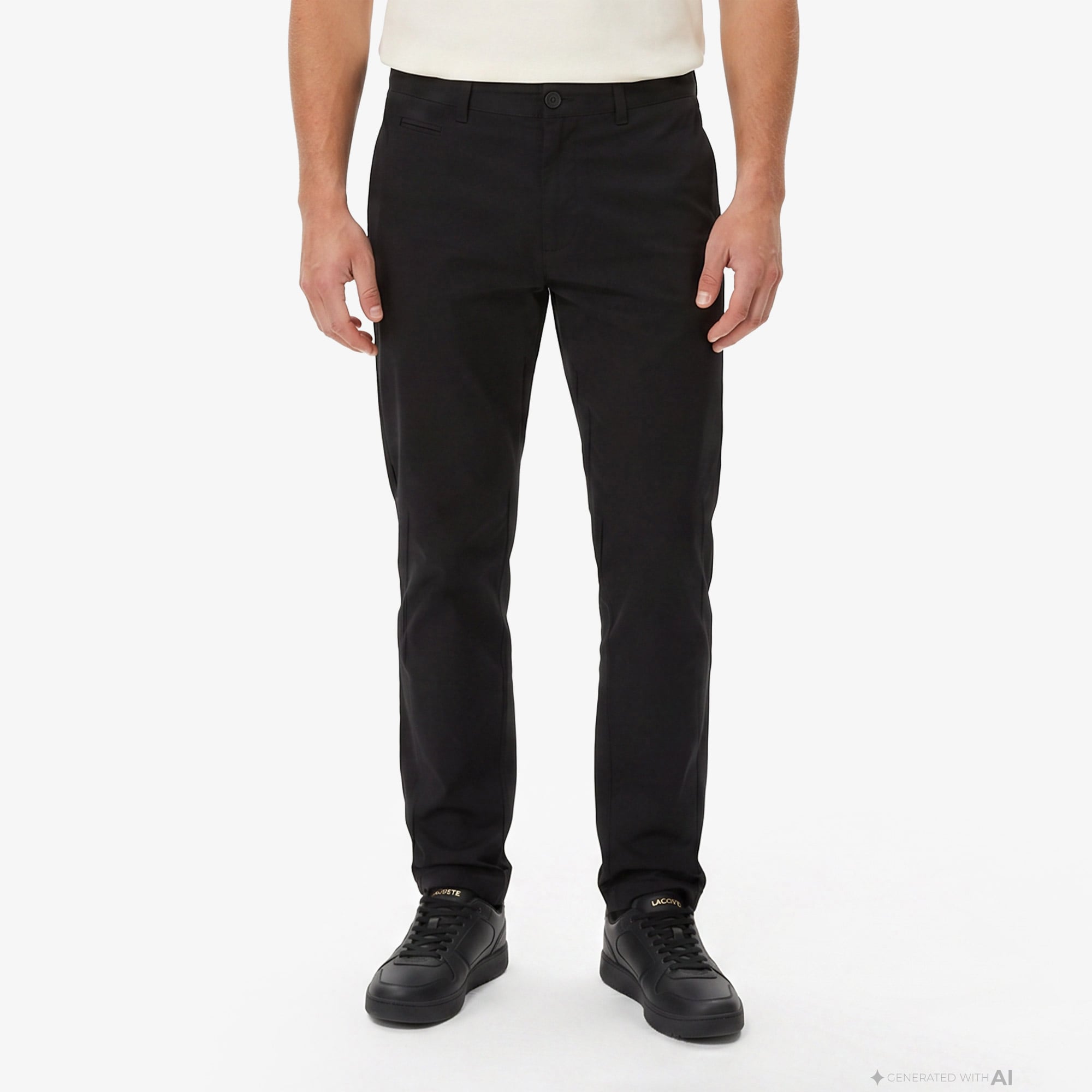 Erkek Slim Fit Siyah Chino Pantolon Erkek Slim Fit Siyah Chino Pantolon