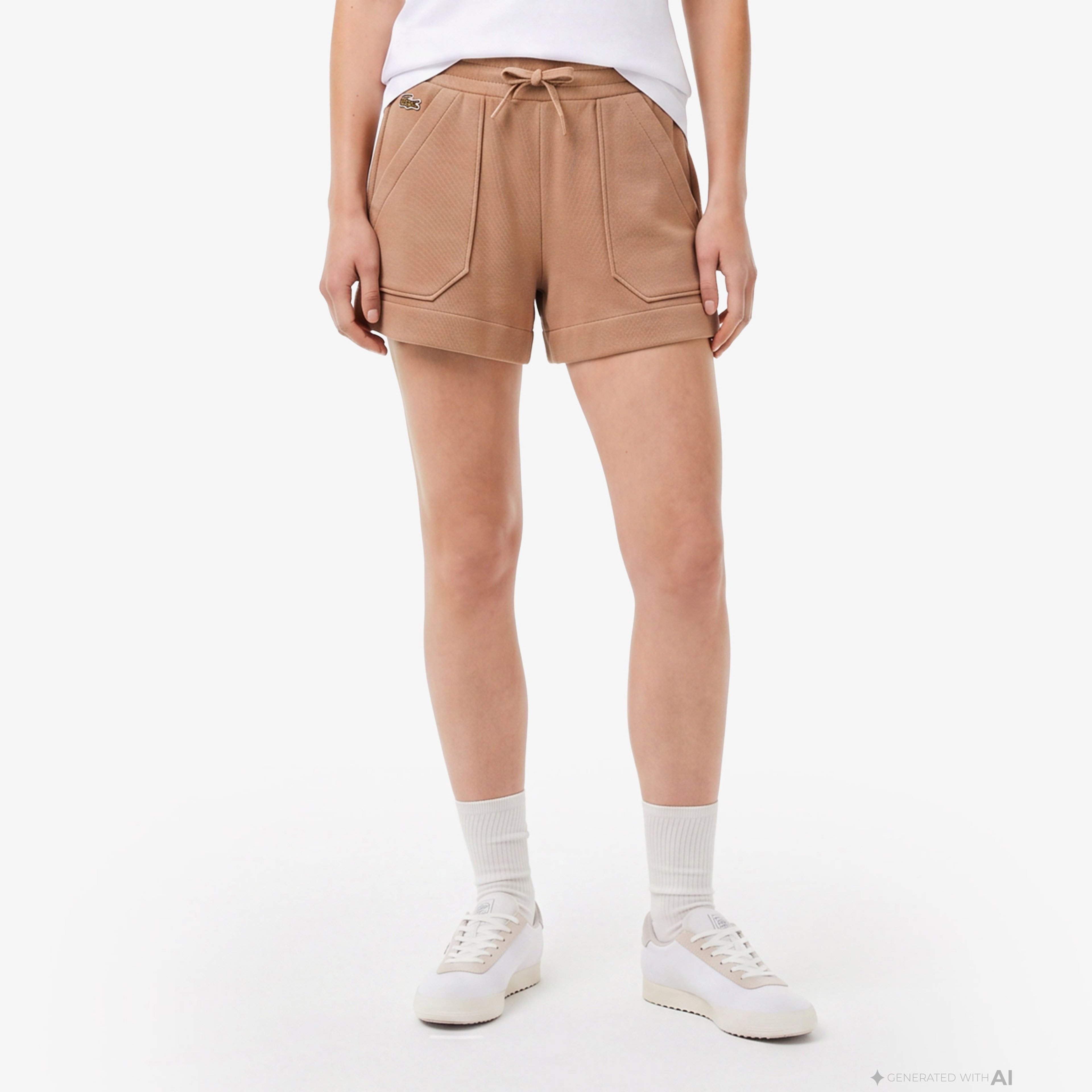 Kadın Relaxed Fit Kahverengi Şort Kadın Relaxed Fit Kahverengi Şort