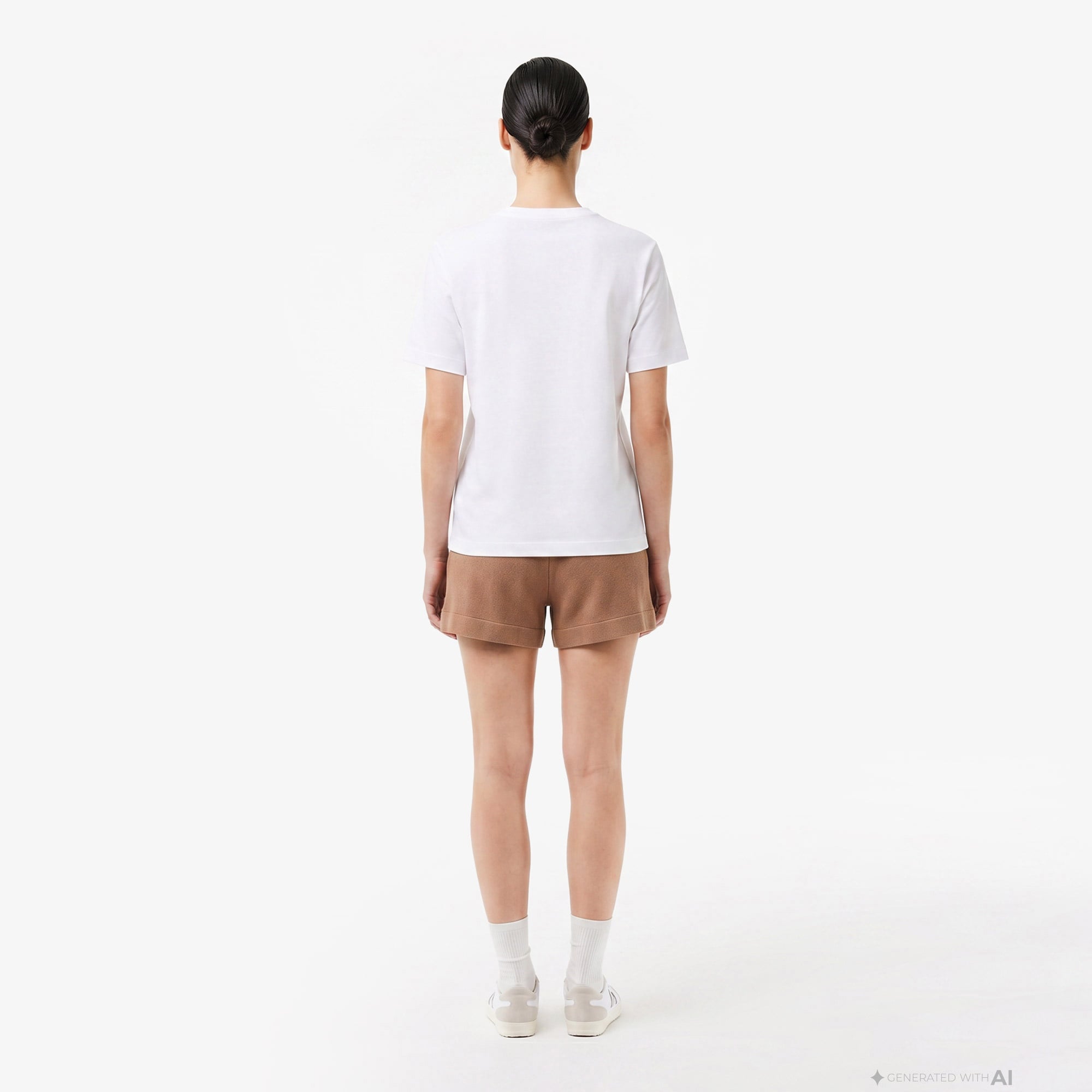Kadın Relaxed Fit Kahverengi Şort