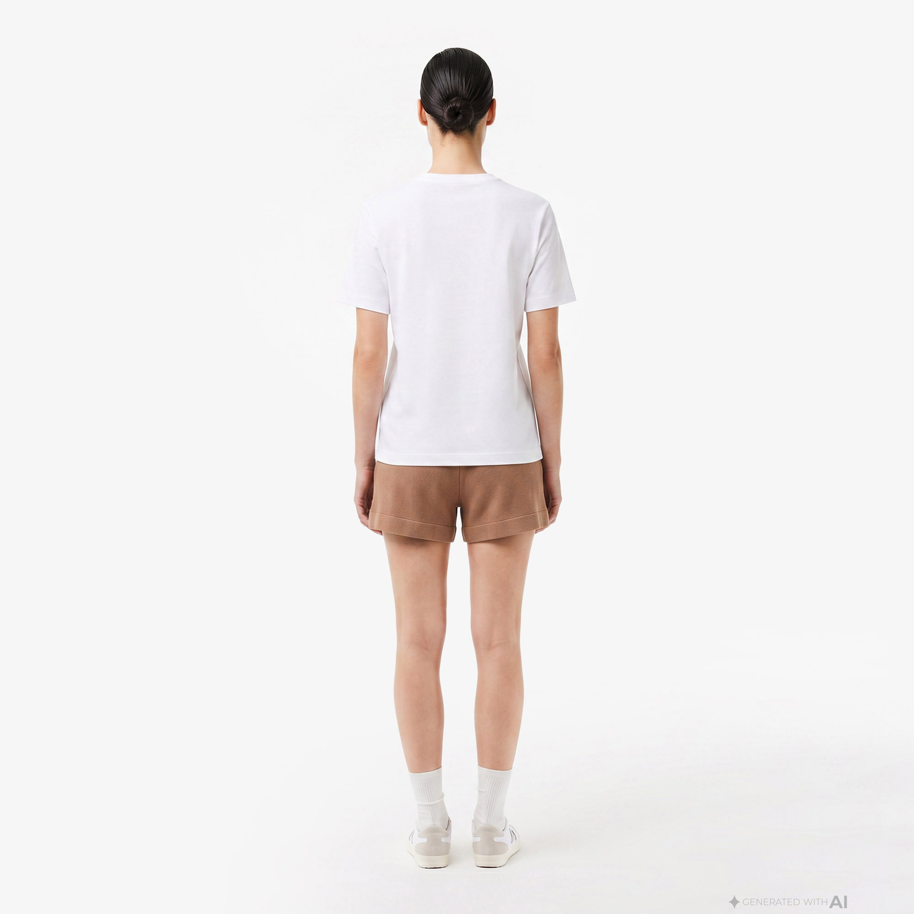 Kadın Relaxed Fit Kahverengi Şort Kadın Relaxed Fit Kahverengi Şort