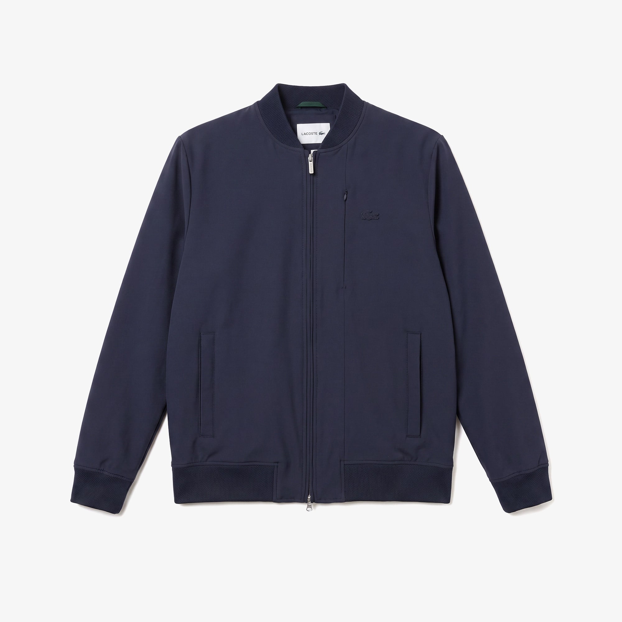 Erkek Regular Fit Hakim Yaka Lacivert Bomber Ceket