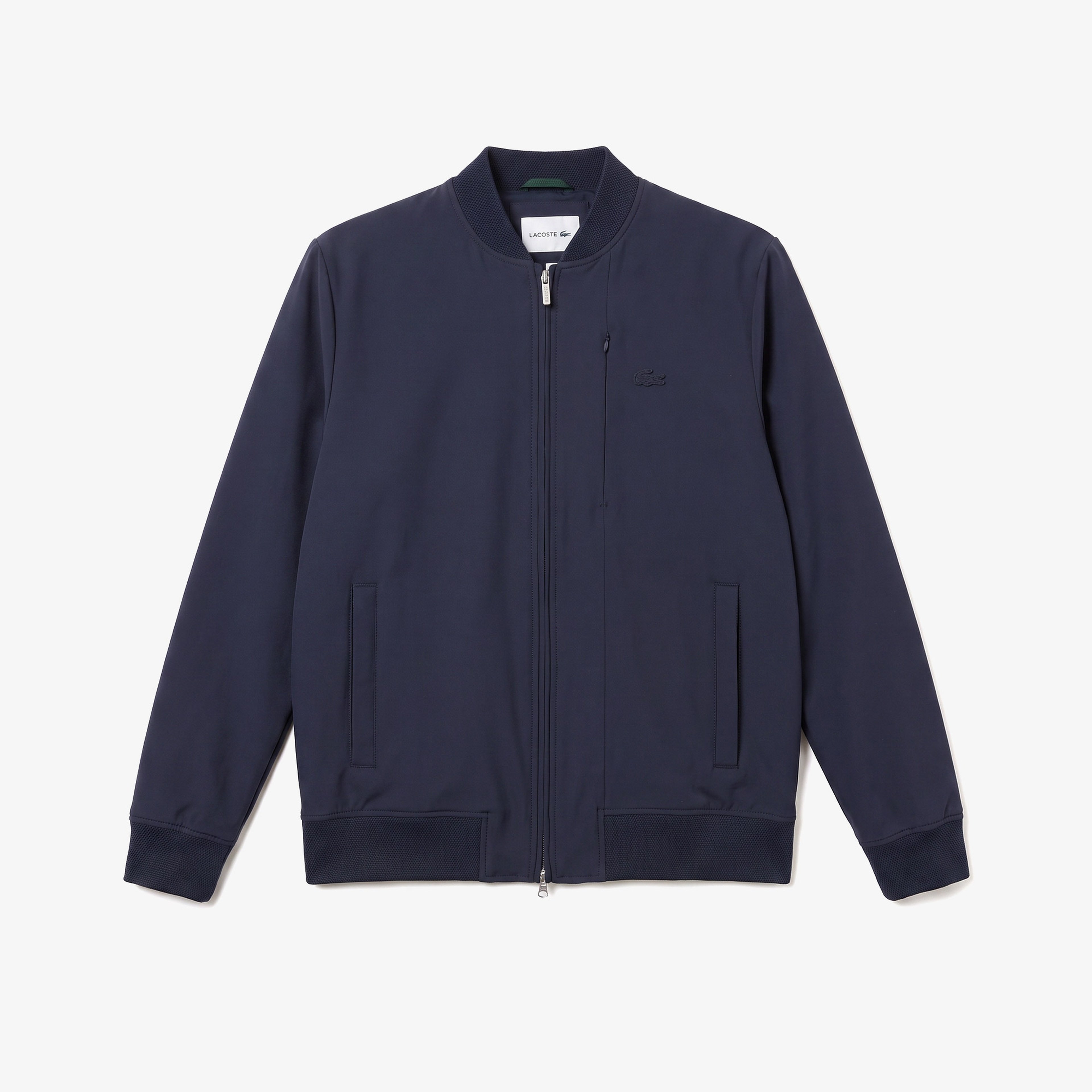 Erkek Regular Fit Hakim Yaka Lacivert Bomber Ceket