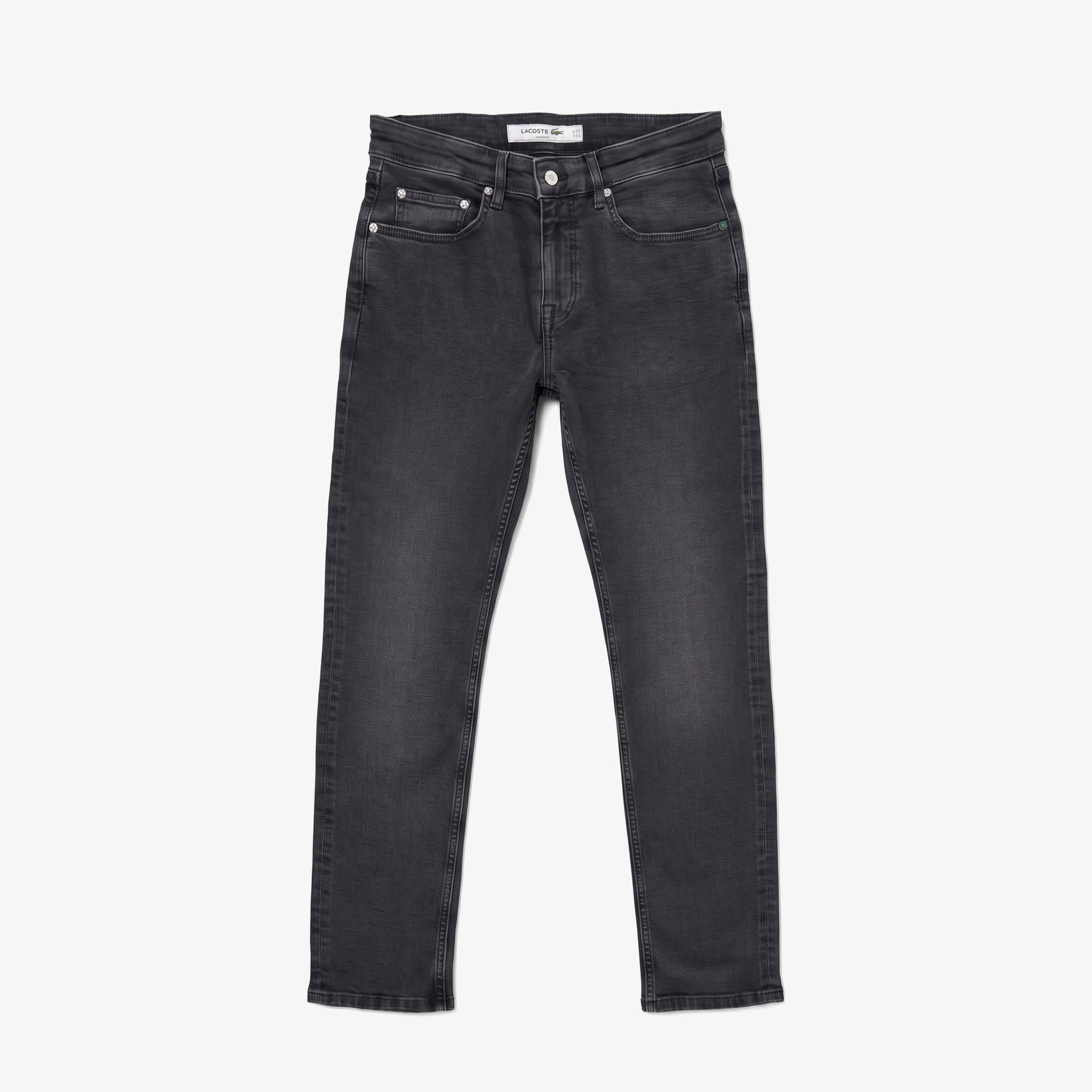 Erkek Slim Fit Gri Jean Pantolon