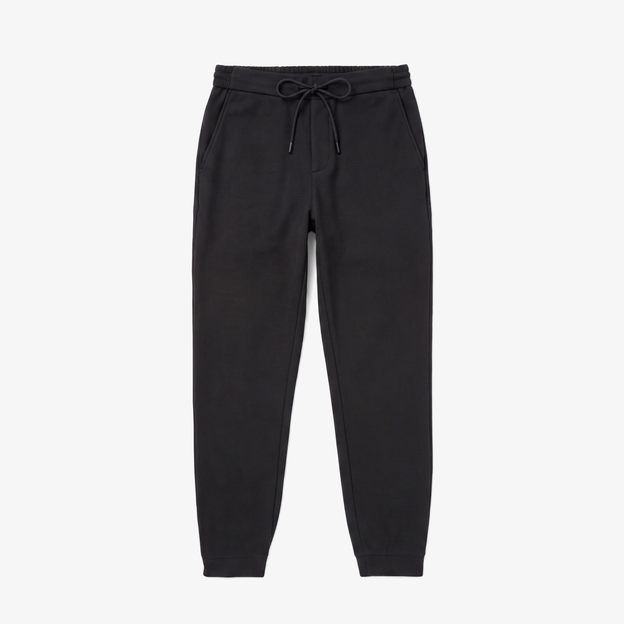 Erkek Tapered Fit Siyah Pantolon