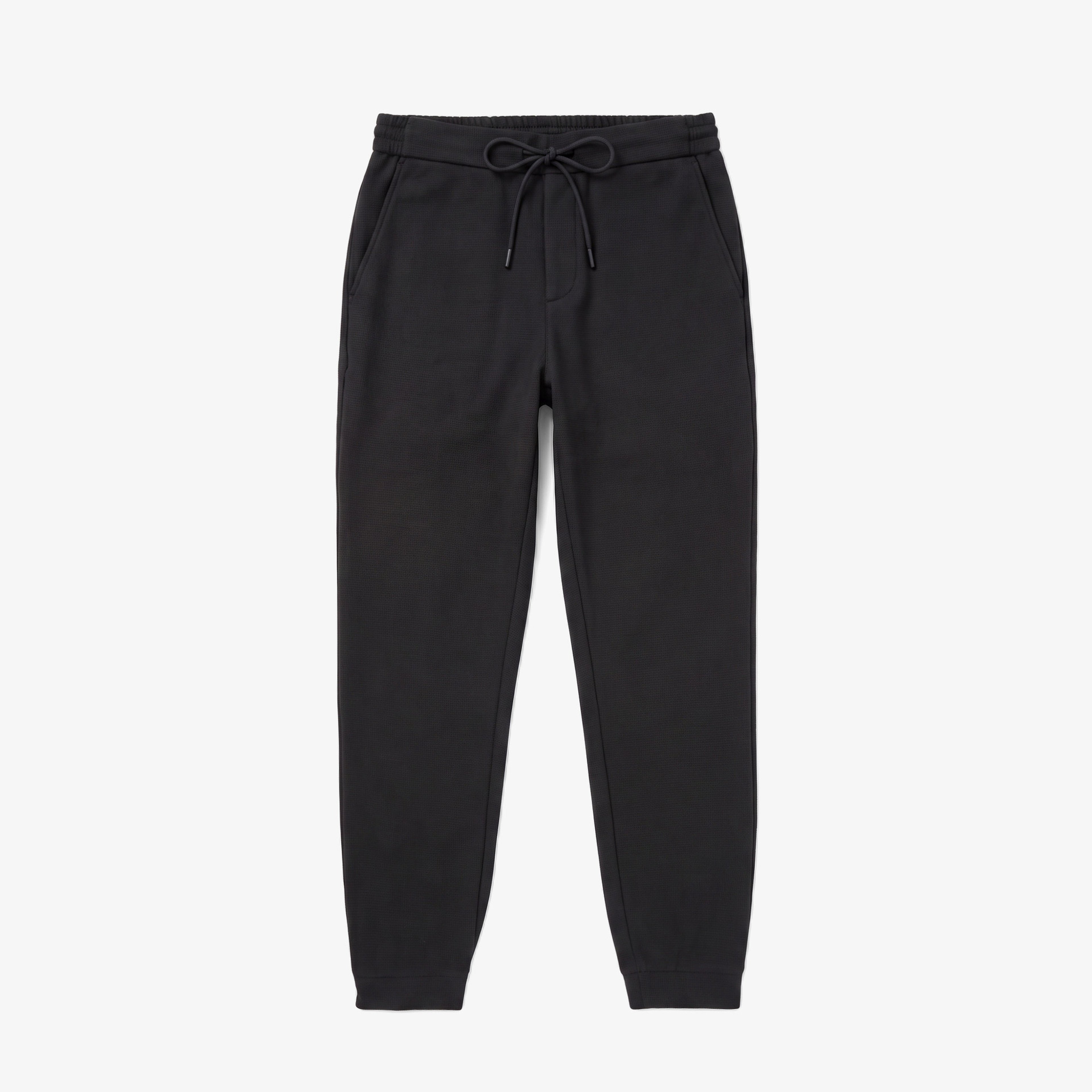 Erkek Tapered Fit Siyah Pantolon