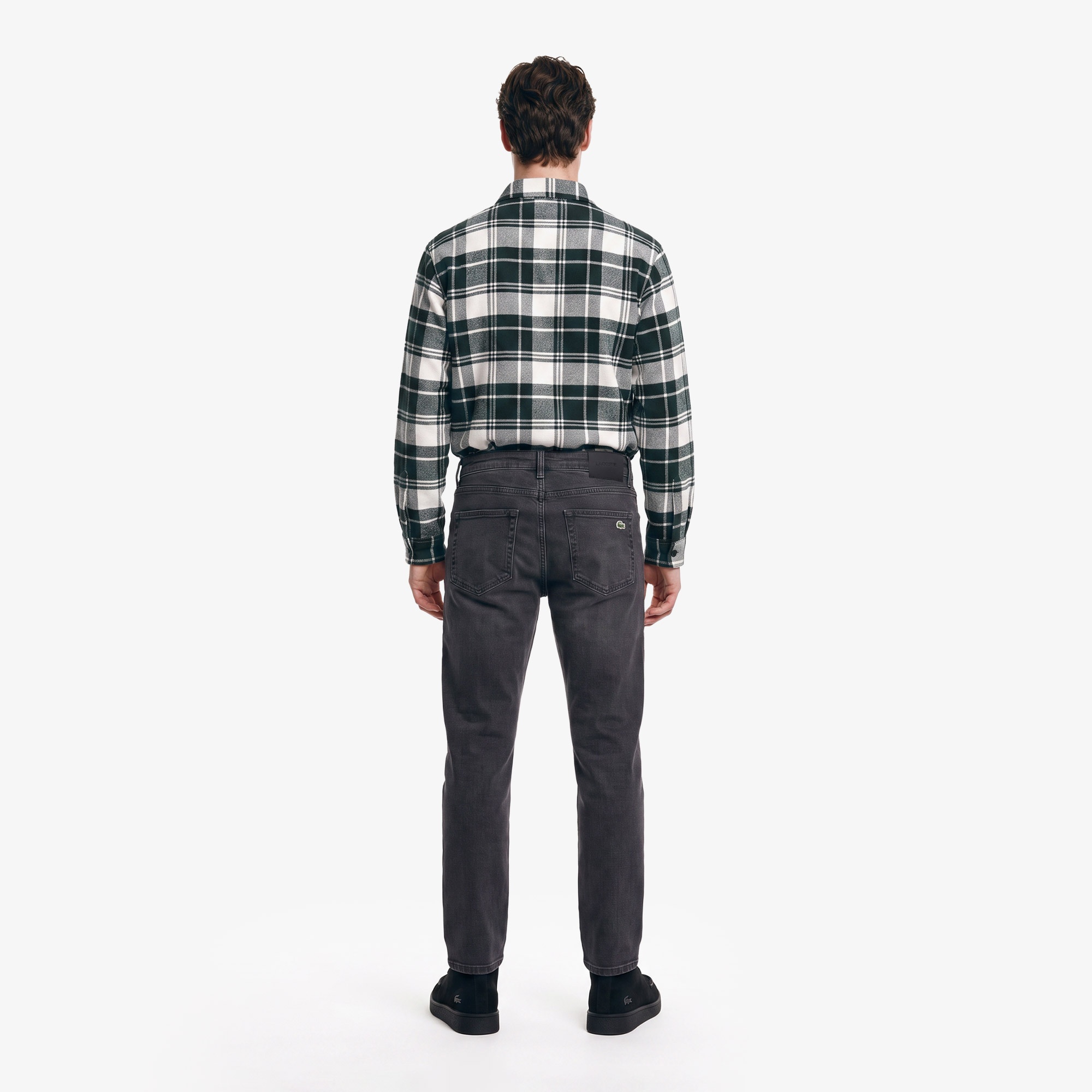 Erkek Slim Fit Gri Jean Pantolon