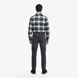 Erkek Slim Fit Gri Jean Pantolon Gri