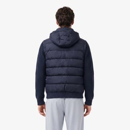 Erkek Slim Fit Kapüşonlu Lacivert Mont Lacivert