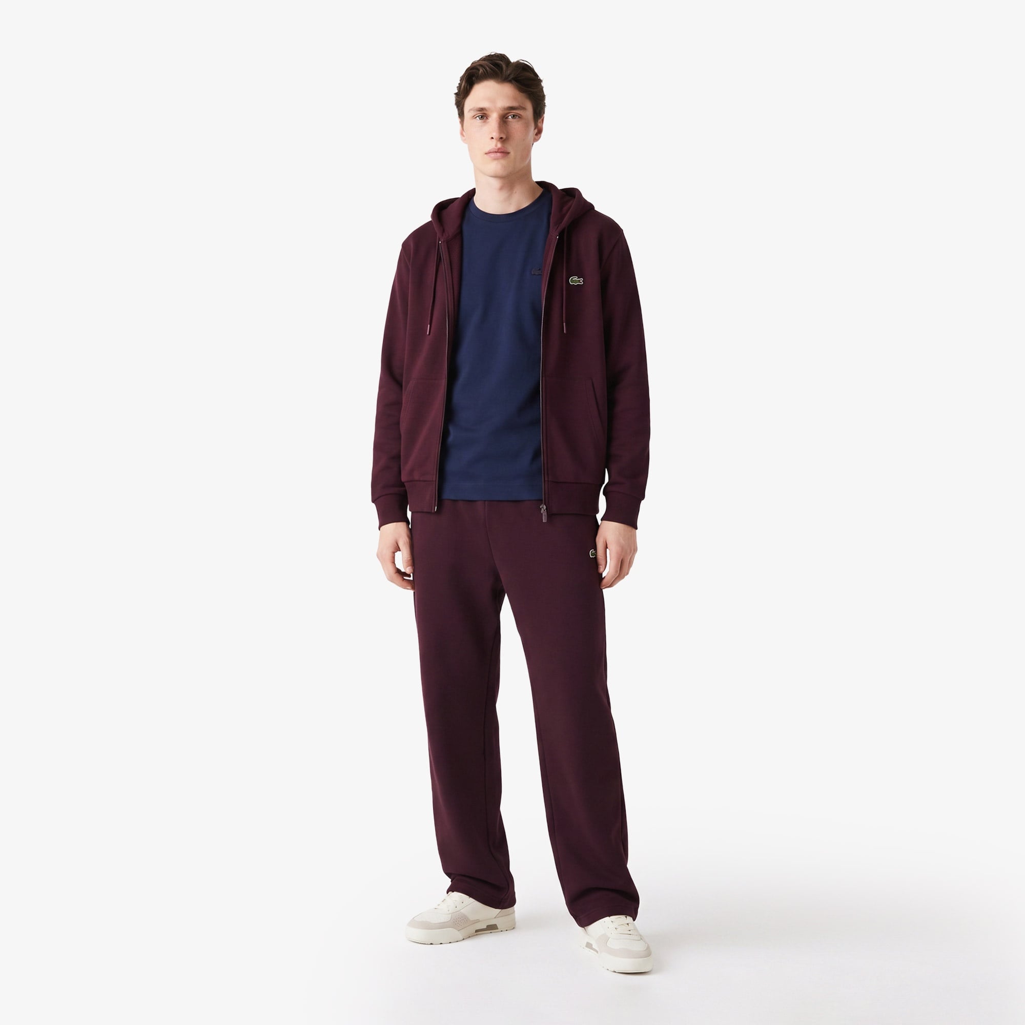 Erkek Oversize Fit Bisiklet Yaka Lacivert T-Shirt