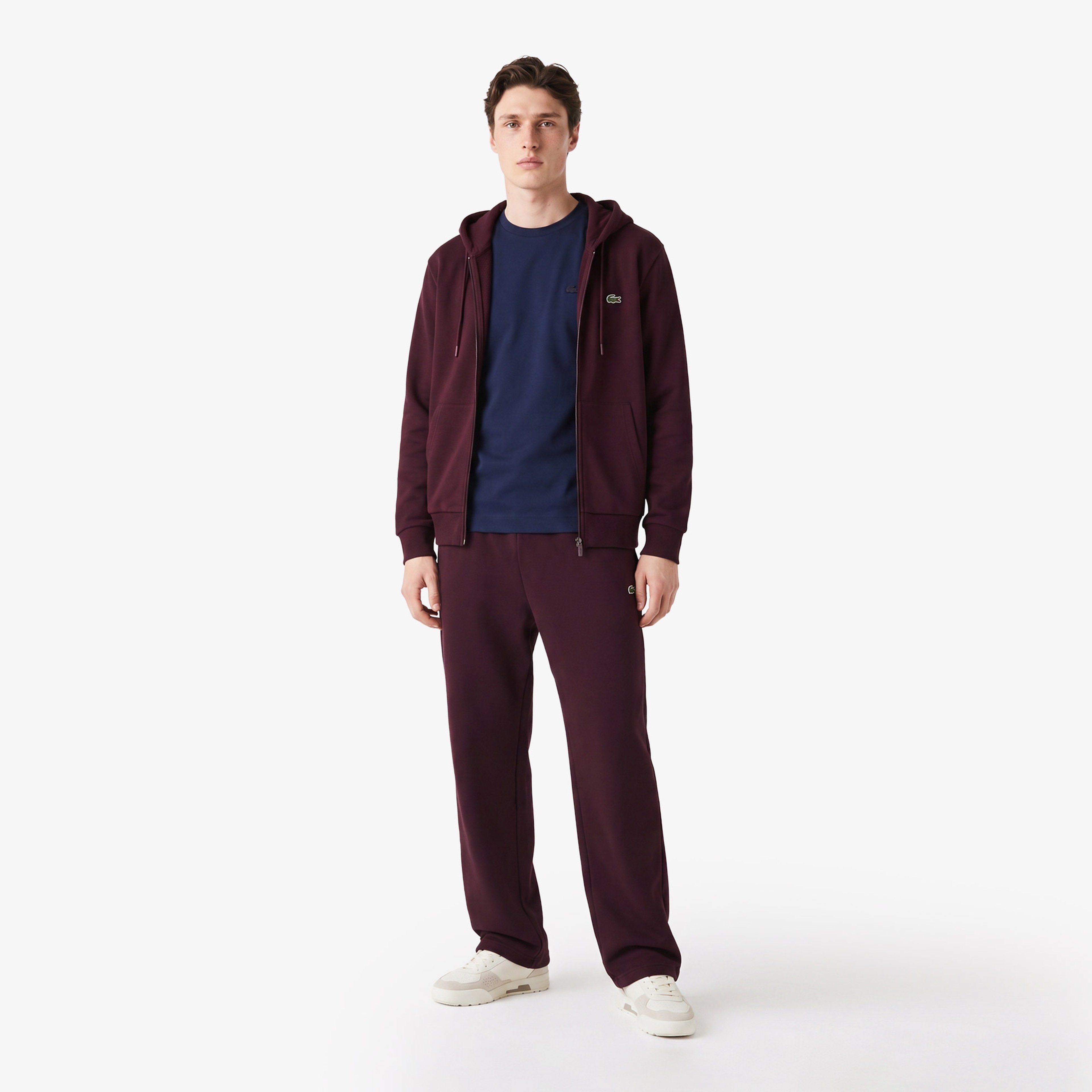 Erkek Oversize Fit Bisiklet Yaka Lacivert T-Shirt