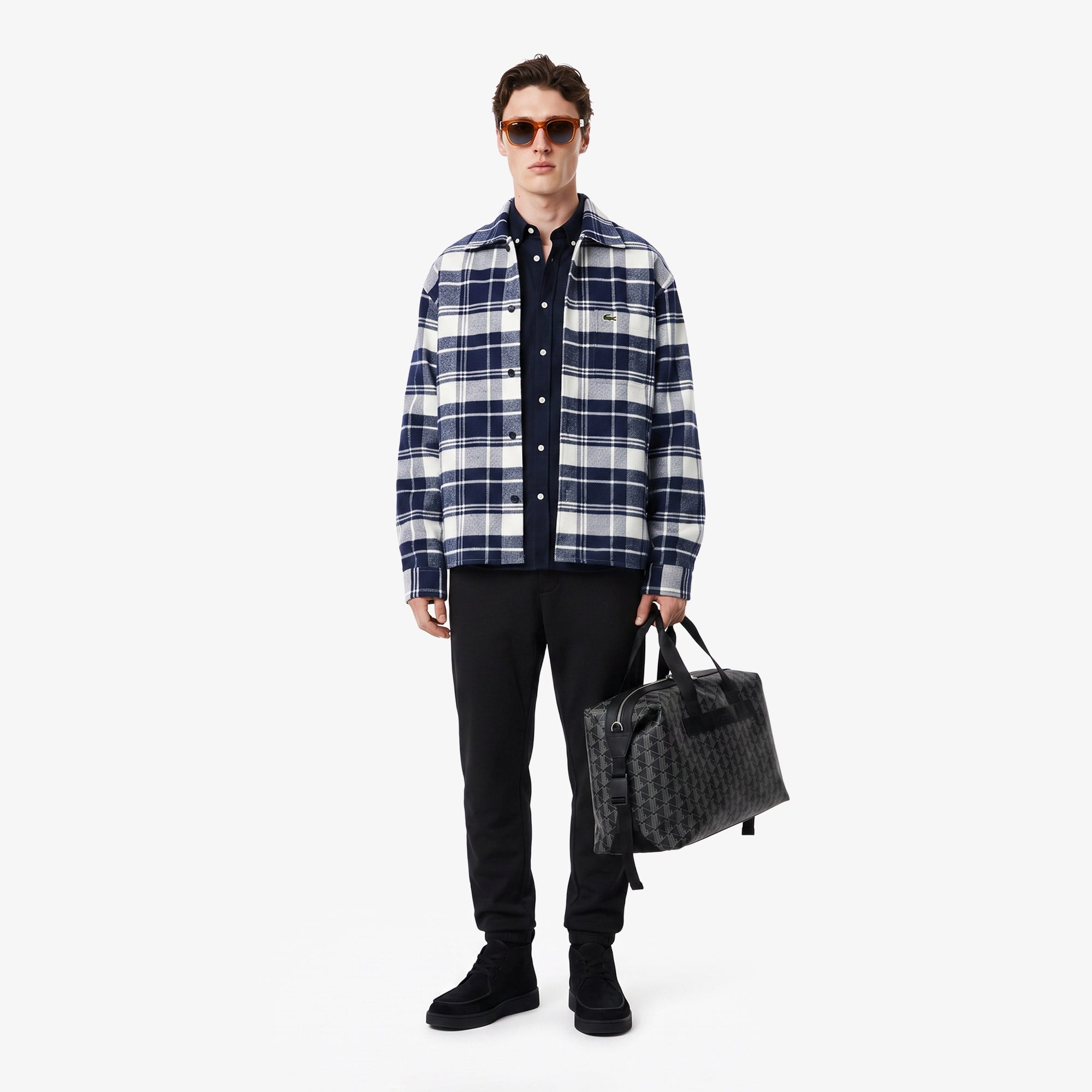 Erkek Tapered Fit Siyah Pantolon